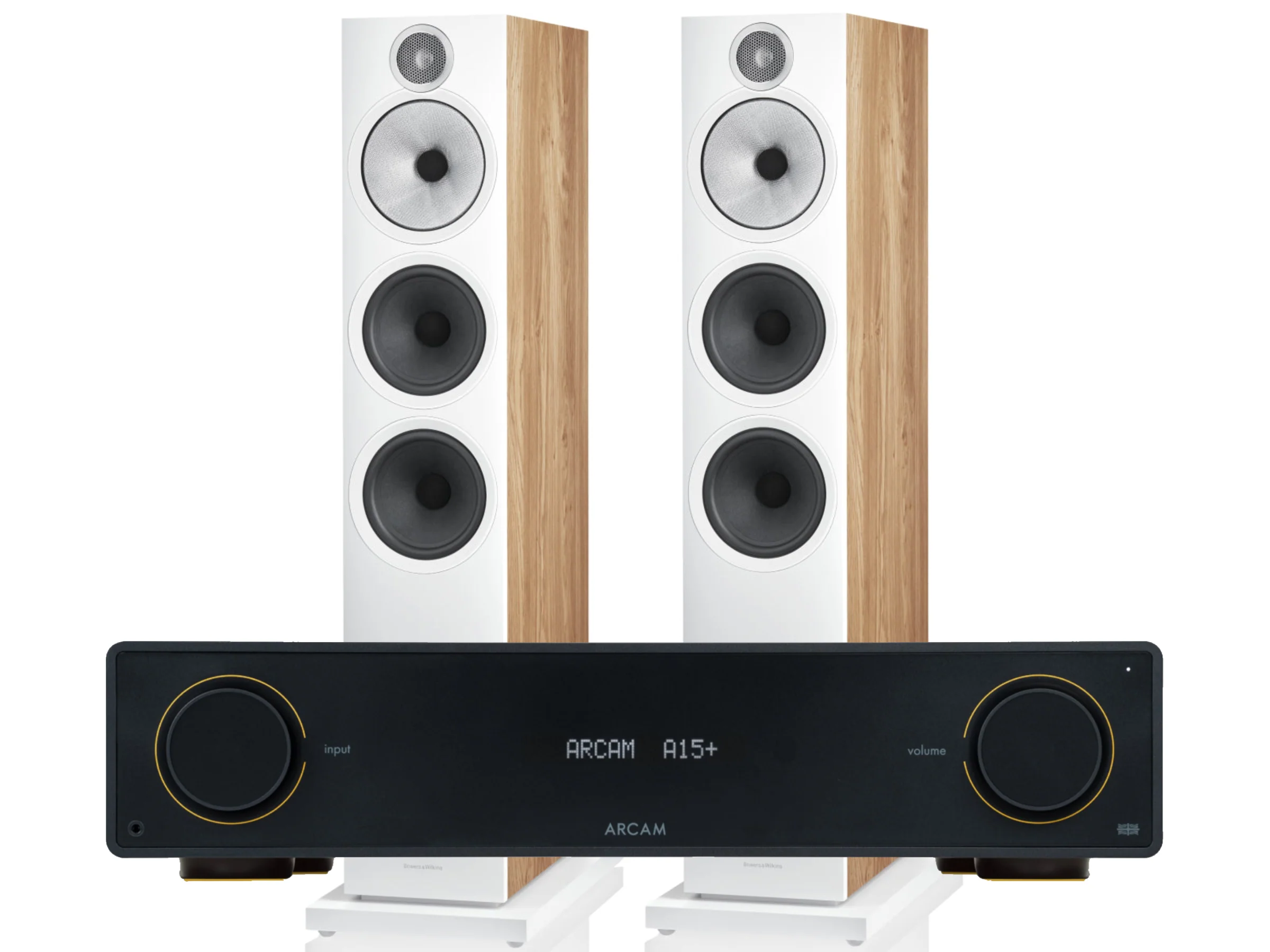 Arcam A15+ with Bowers & Wilkins 603 S3