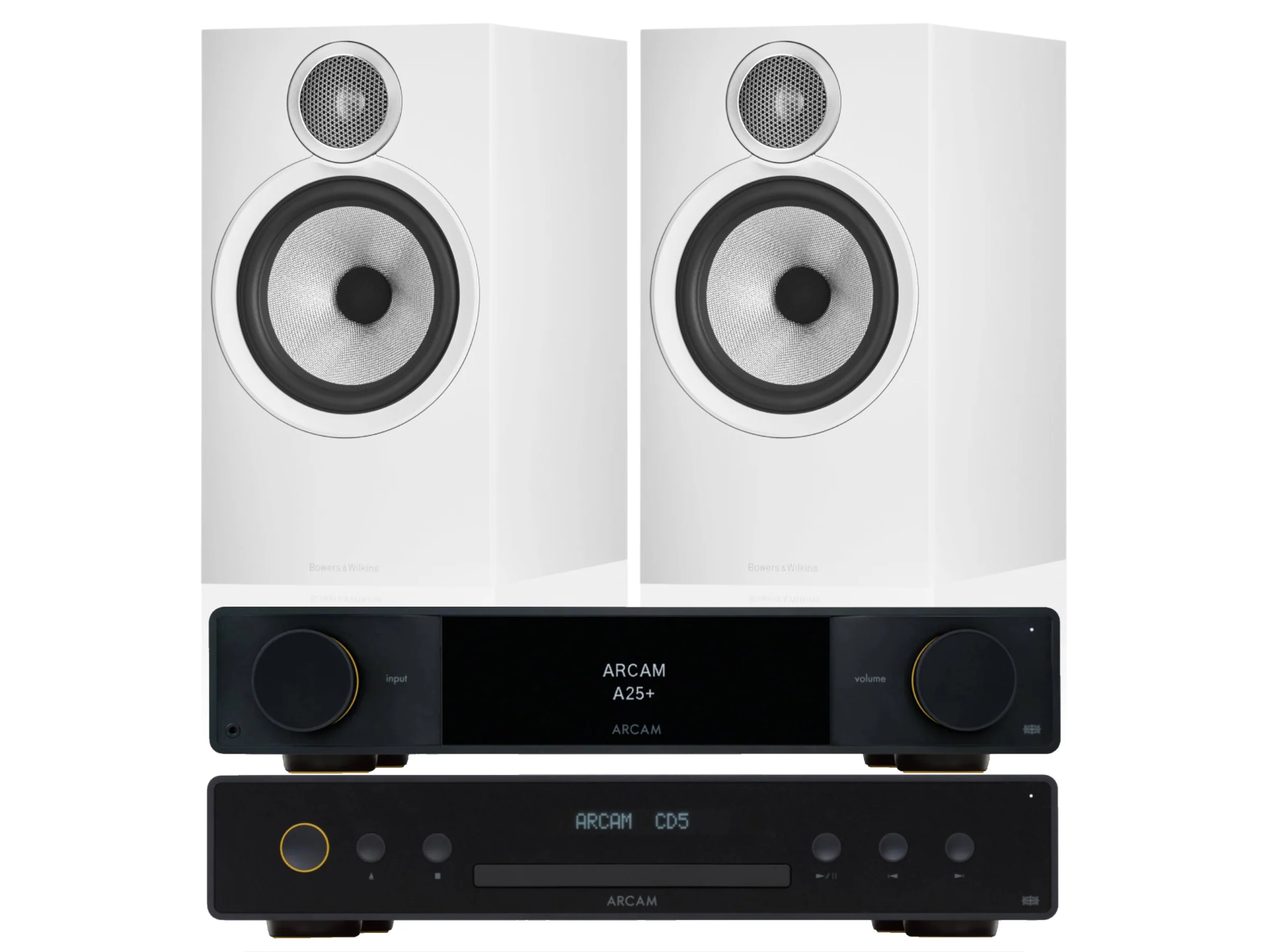 Arcam A25+ with CD5 CD Player & Bowers and Wilkins 606 S3 - Image 3