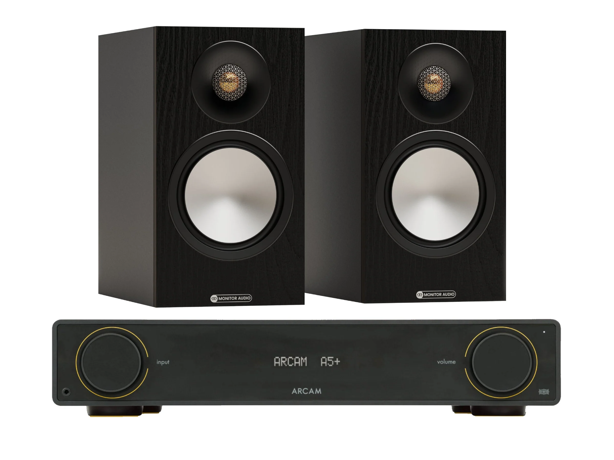 Arcam A5+ with Monitor Audio Bronze 50 7G Bookshelf Speakers - Image 2