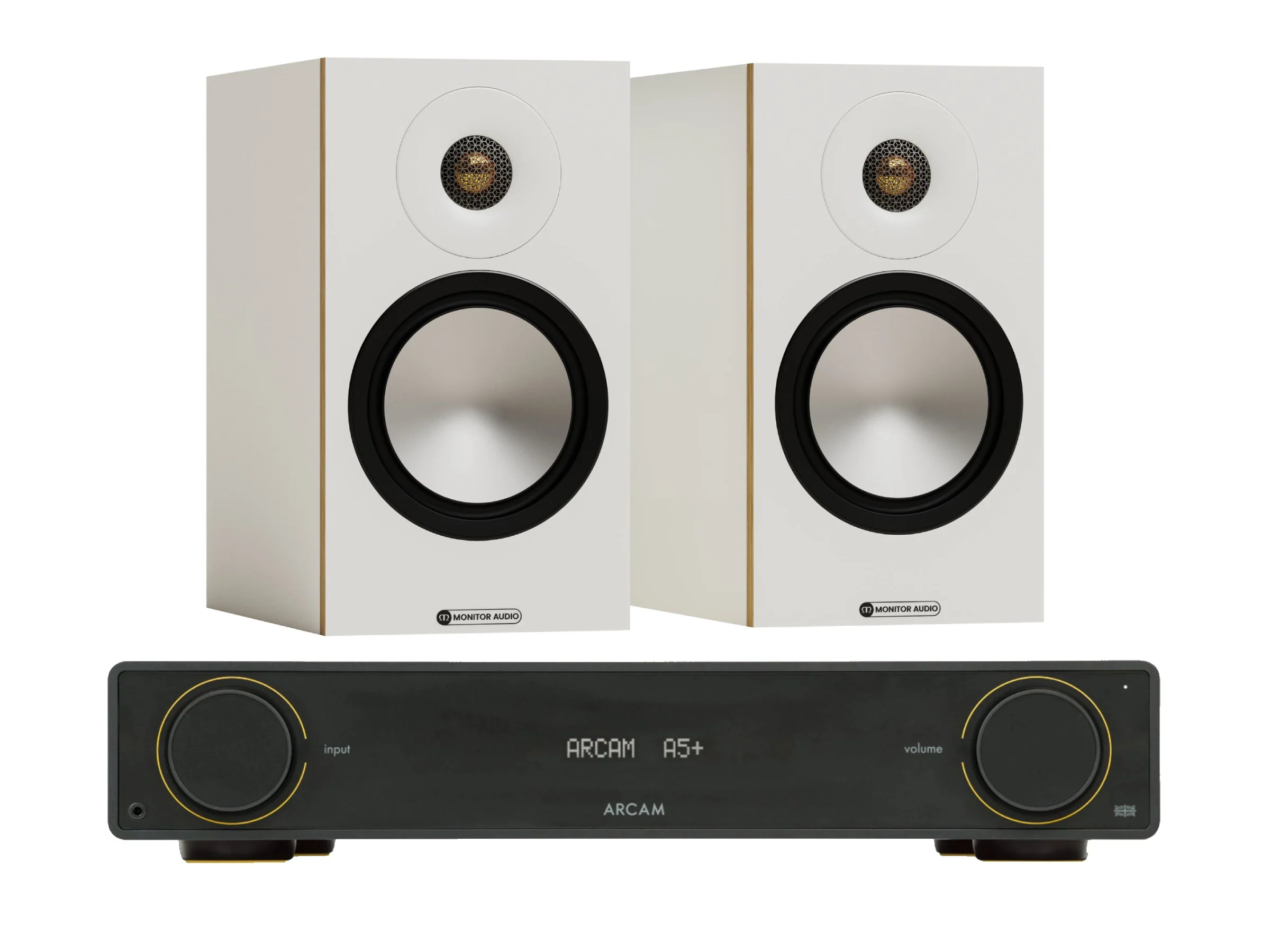 Arcam A5+ with Monitor Audio Bronze 50 7G Bookshelf Speakers - Image 3