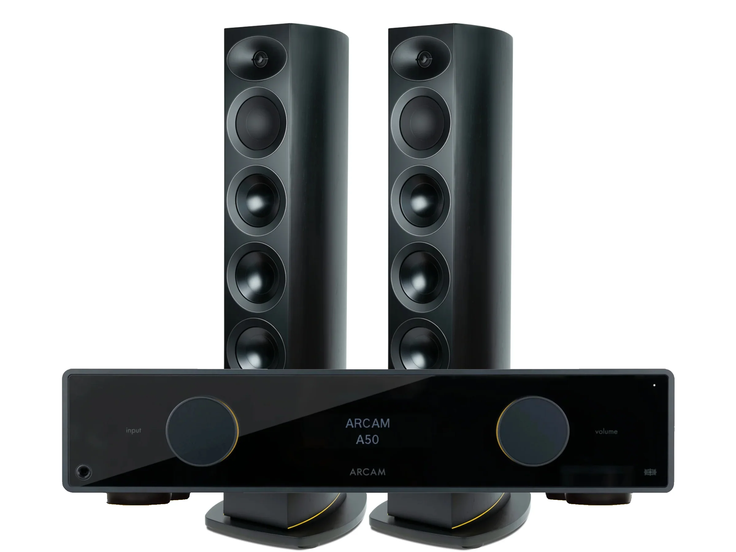 Arcam A50 Signature with R35 Floorstanding Speakers