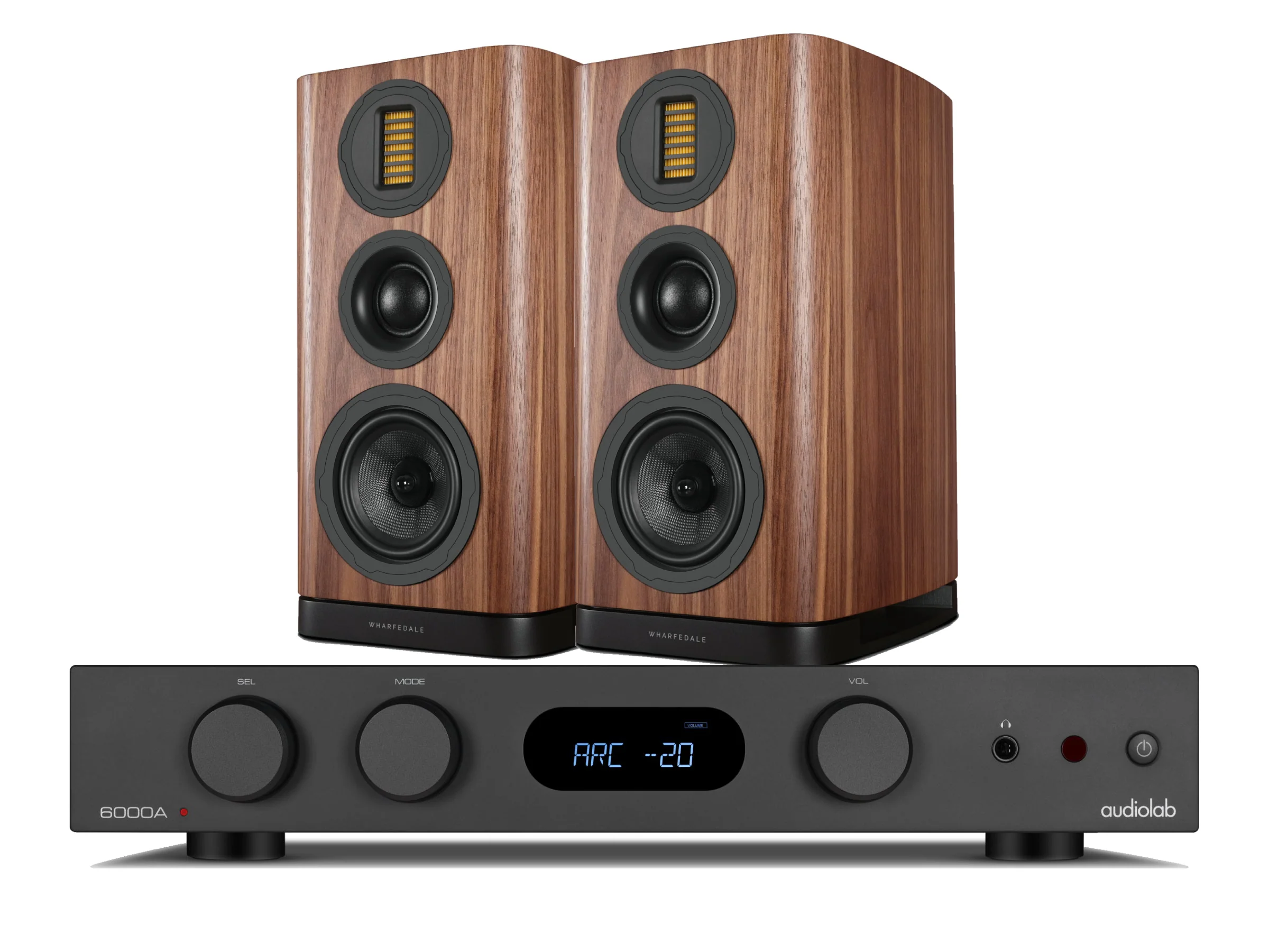 Audiolab 6000A Mkii with Wharfedale EVO 5.2 Bookshelf Speakers - Image 6