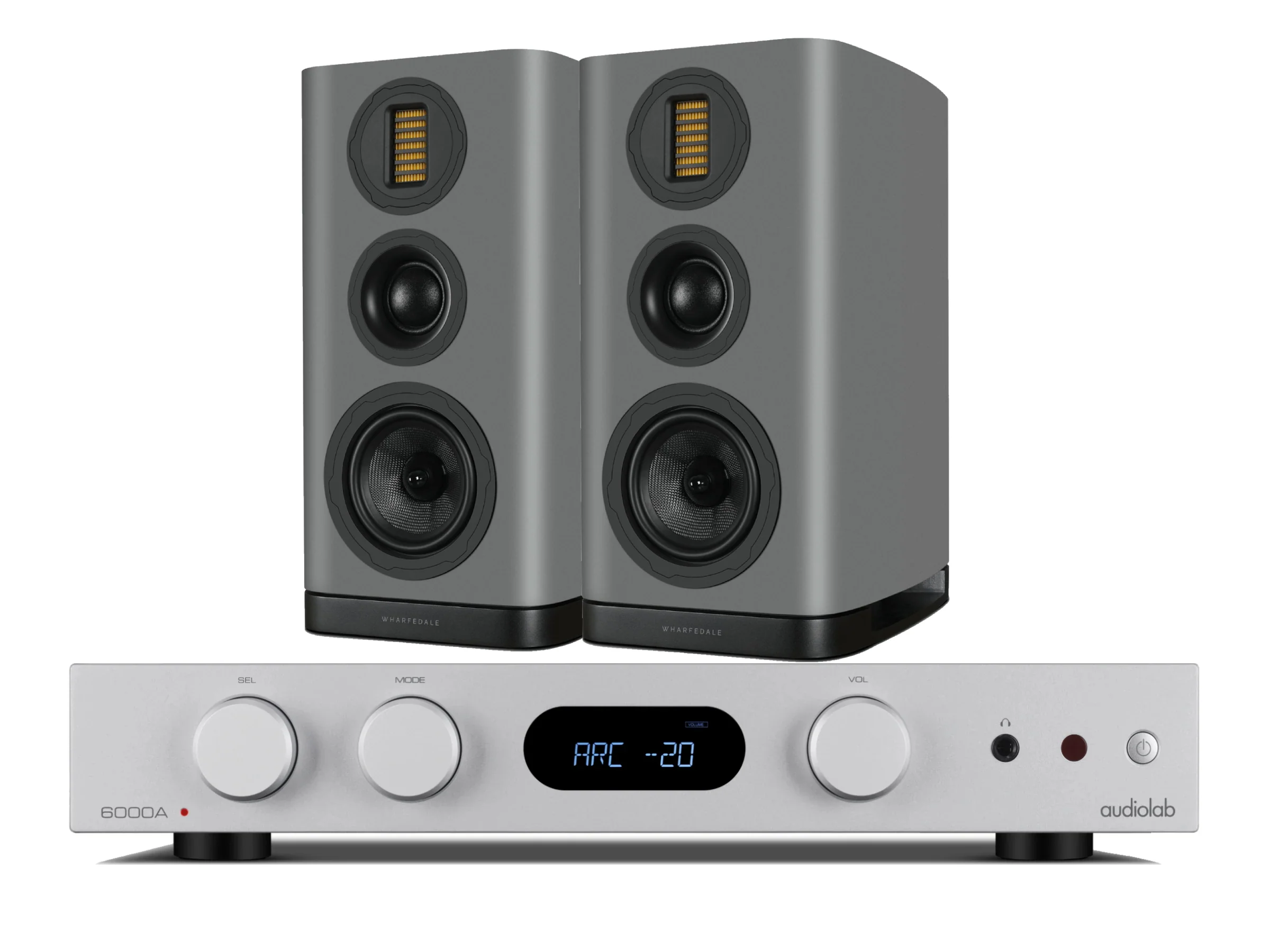 Audiolab 6000A Mkii with Wharfedale EVO 5.2 Bookshelf Speakers - Image 8