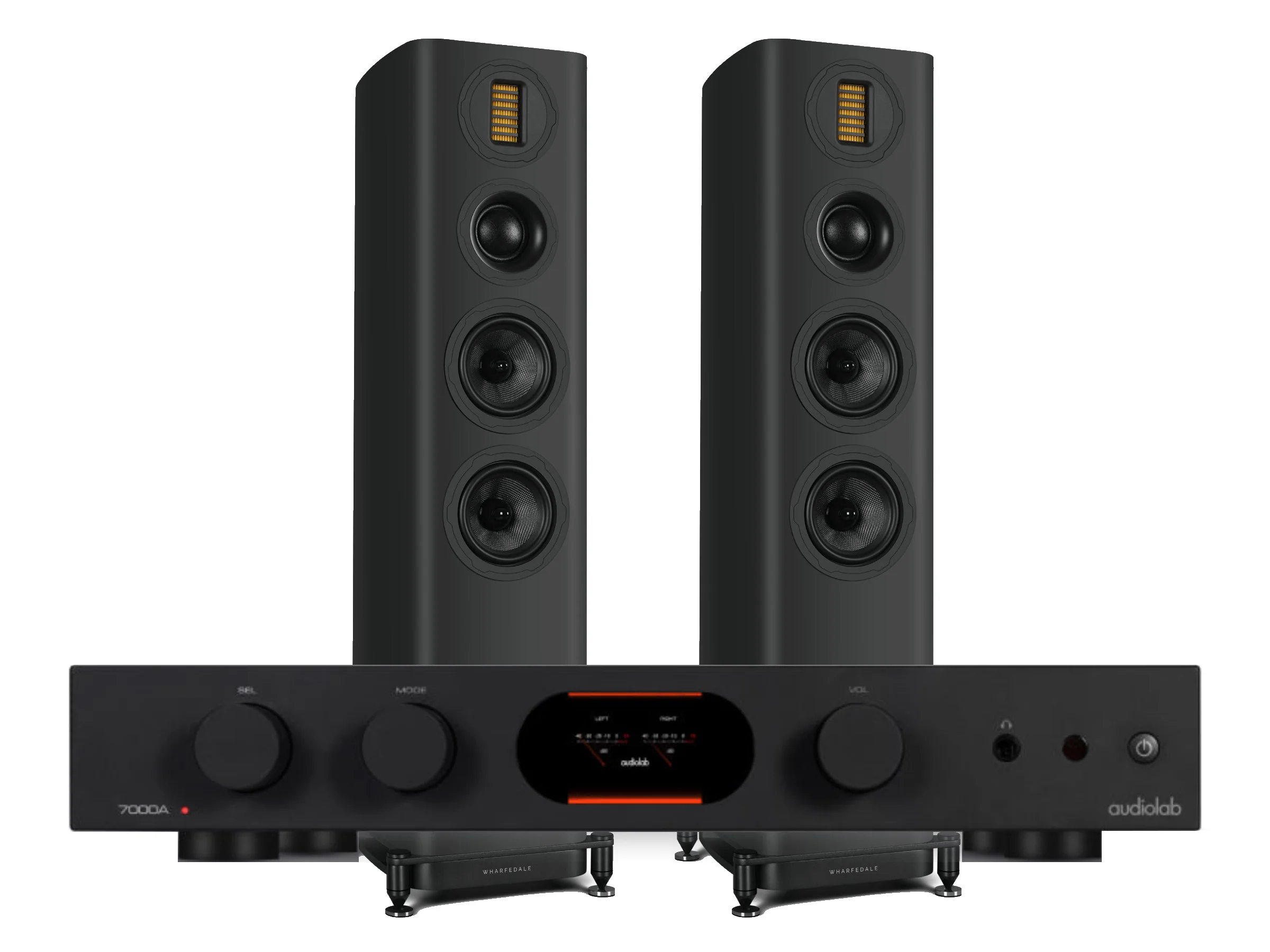 Audiolab 7000A with Wharfedale EVO 5.3 Floorstanding Speakers