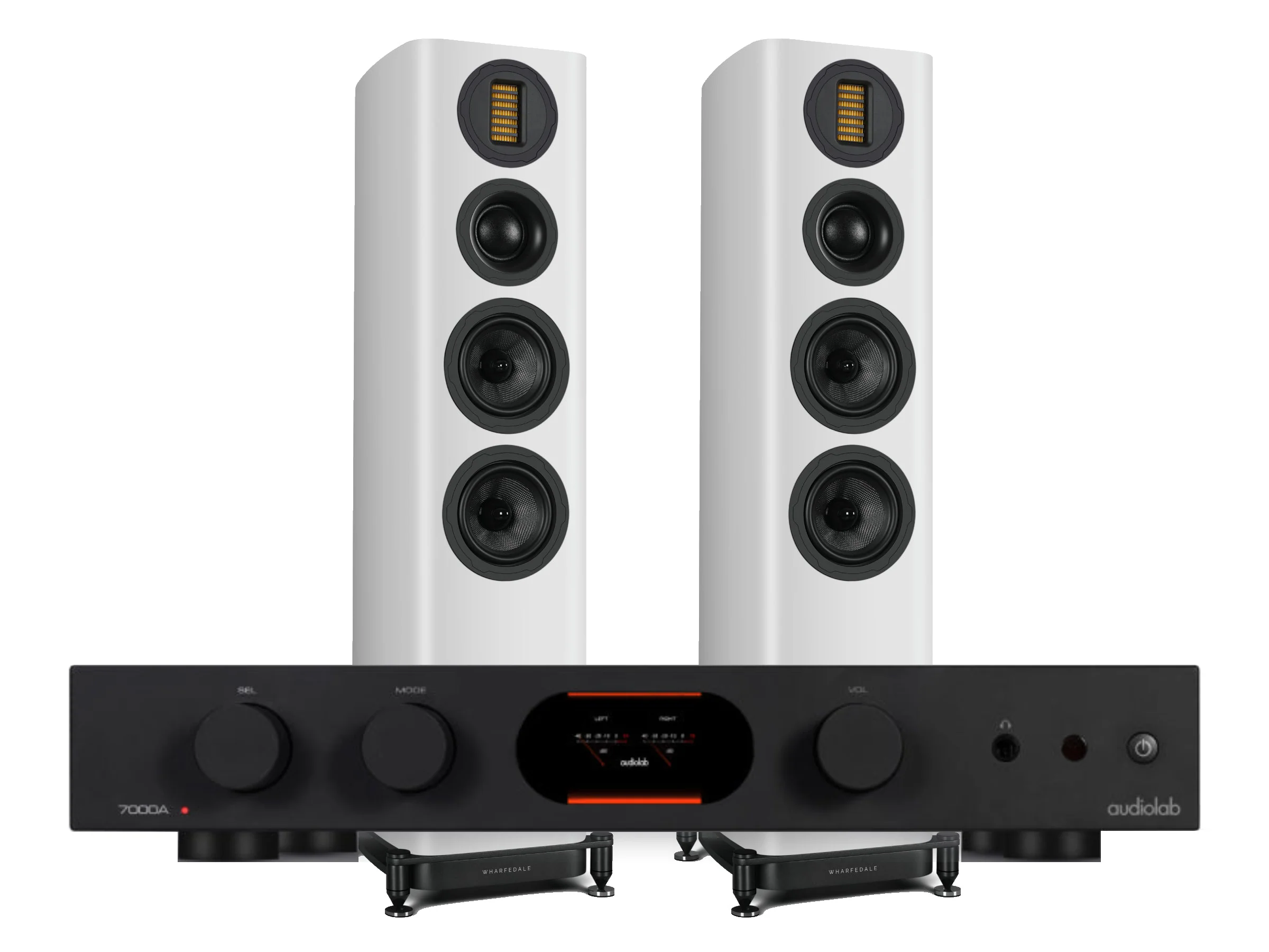 Audiolab 7000A with Wharfedale EVO 5.3 Floorstanding Speakers - Image 3