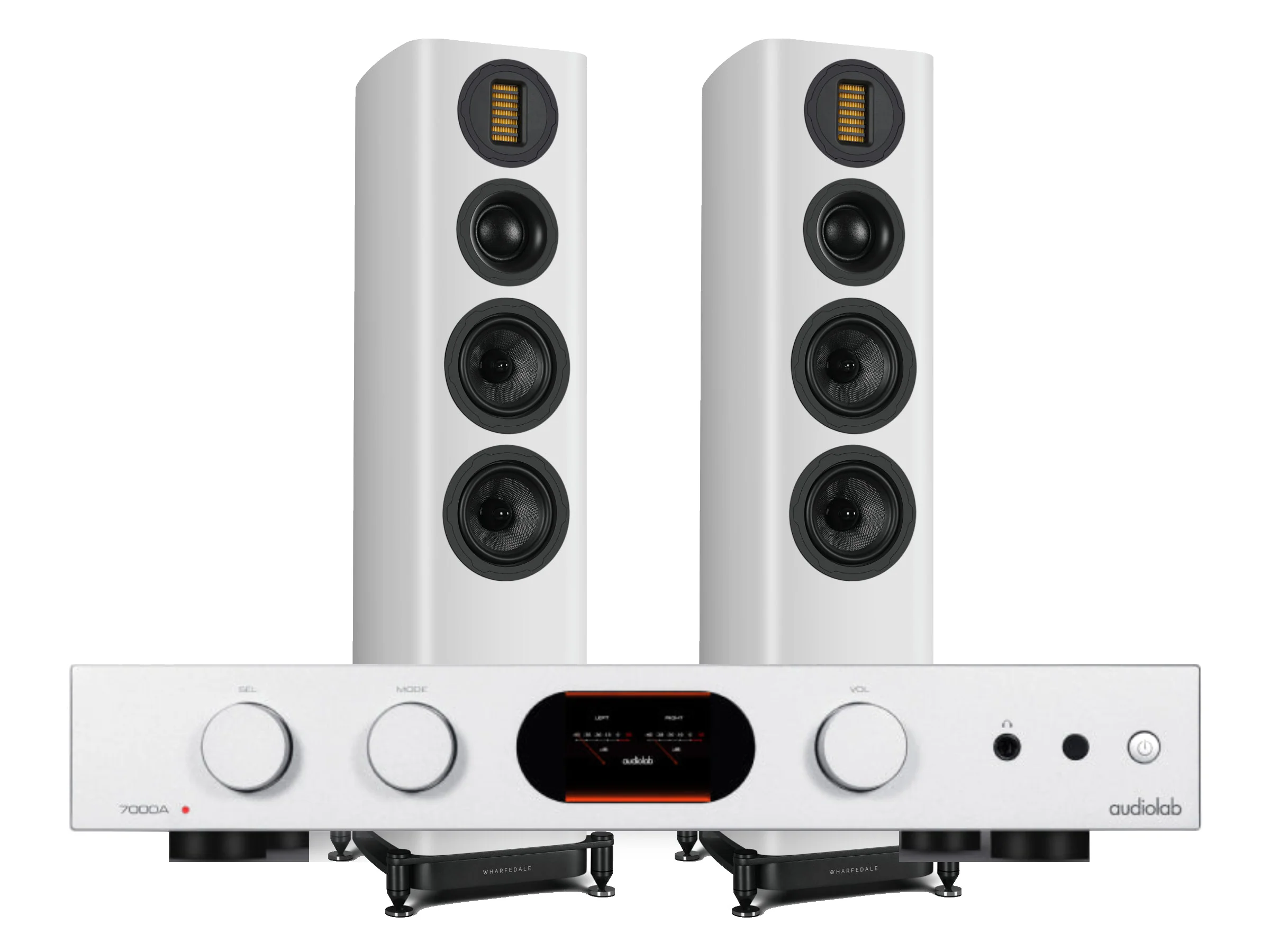Audiolab 7000A with Wharfedale EVO 5.3 Floorstanding Speakers - Image 7