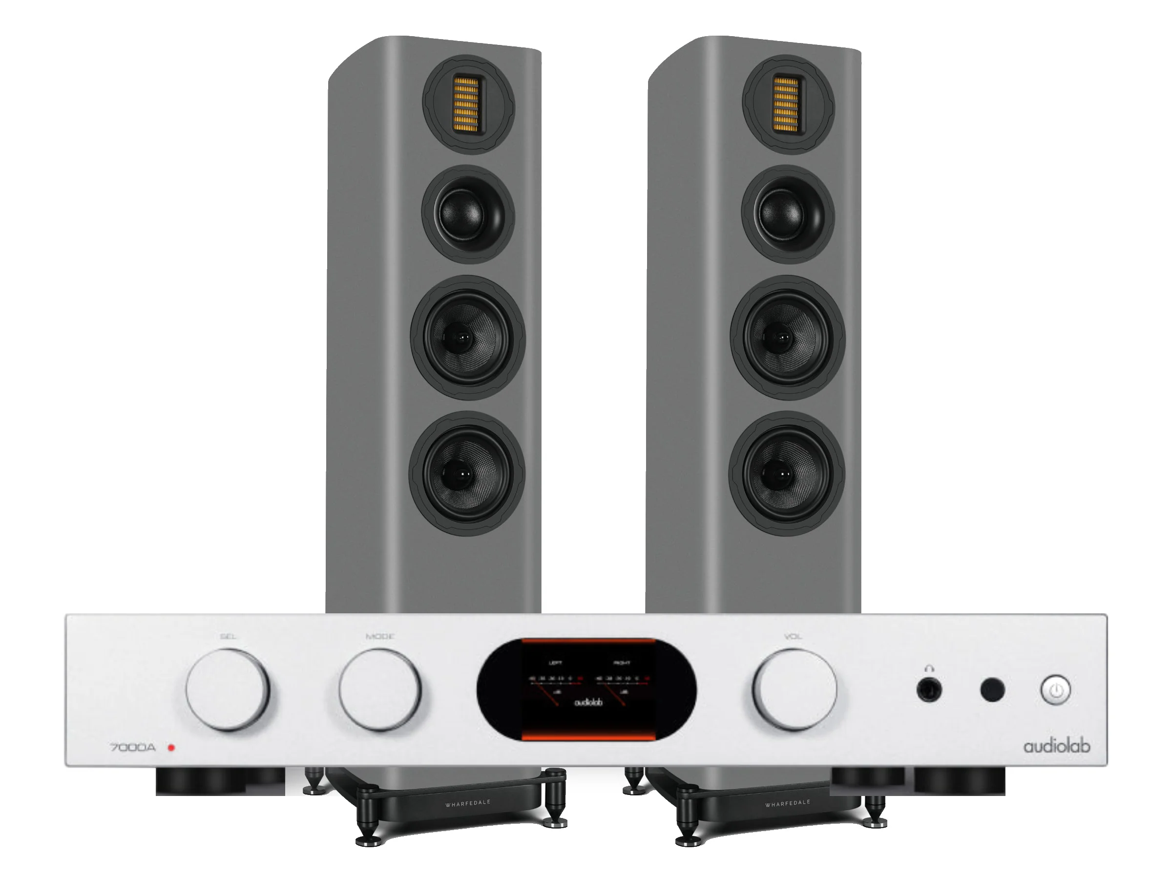 Audiolab 7000A with Wharfedale EVO 5.3 Floorstanding Speakers - Image 8