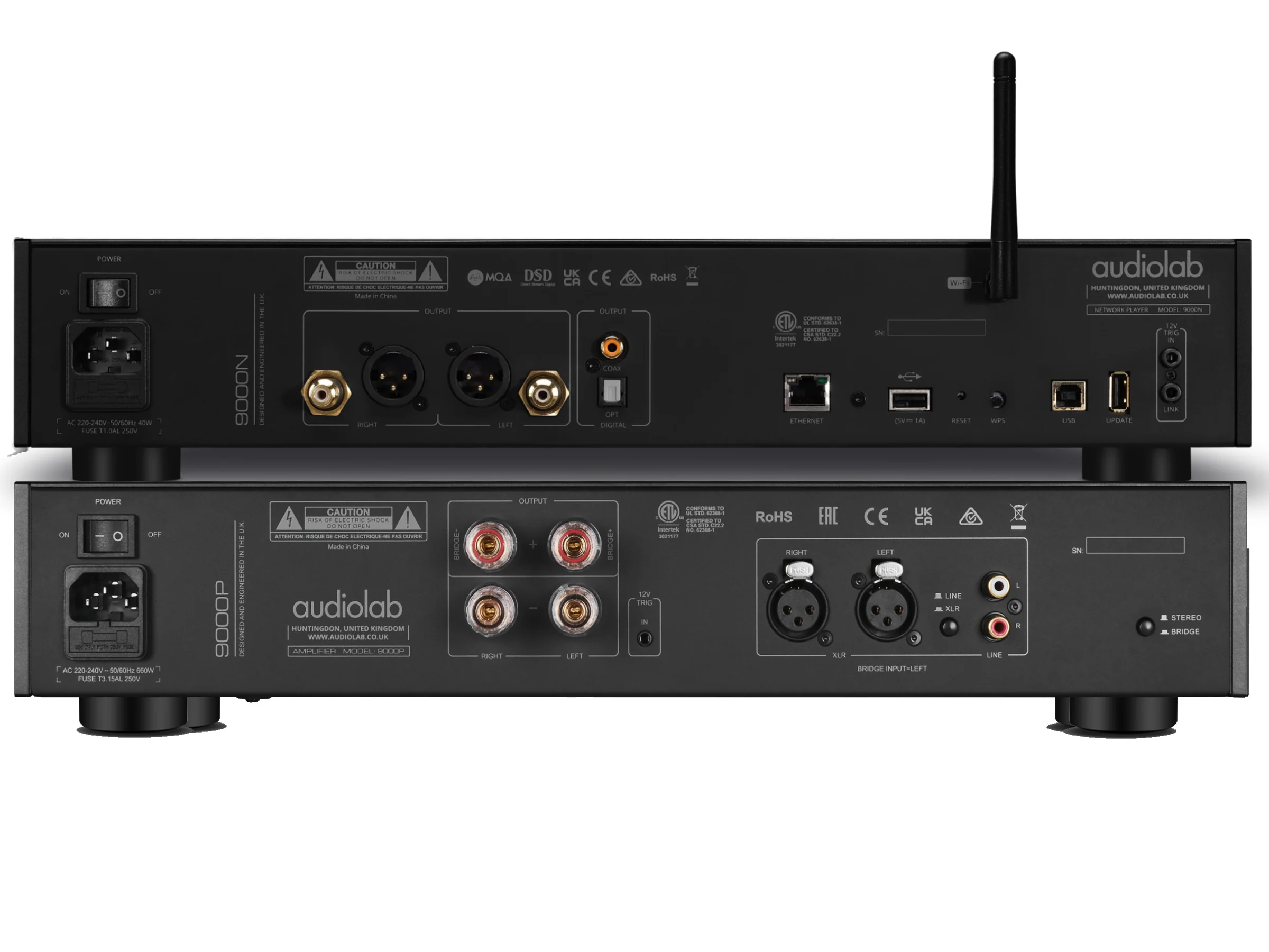 Audiolab 9000N + 9000P Streaming Pre + Power Amplifier - Image 3
