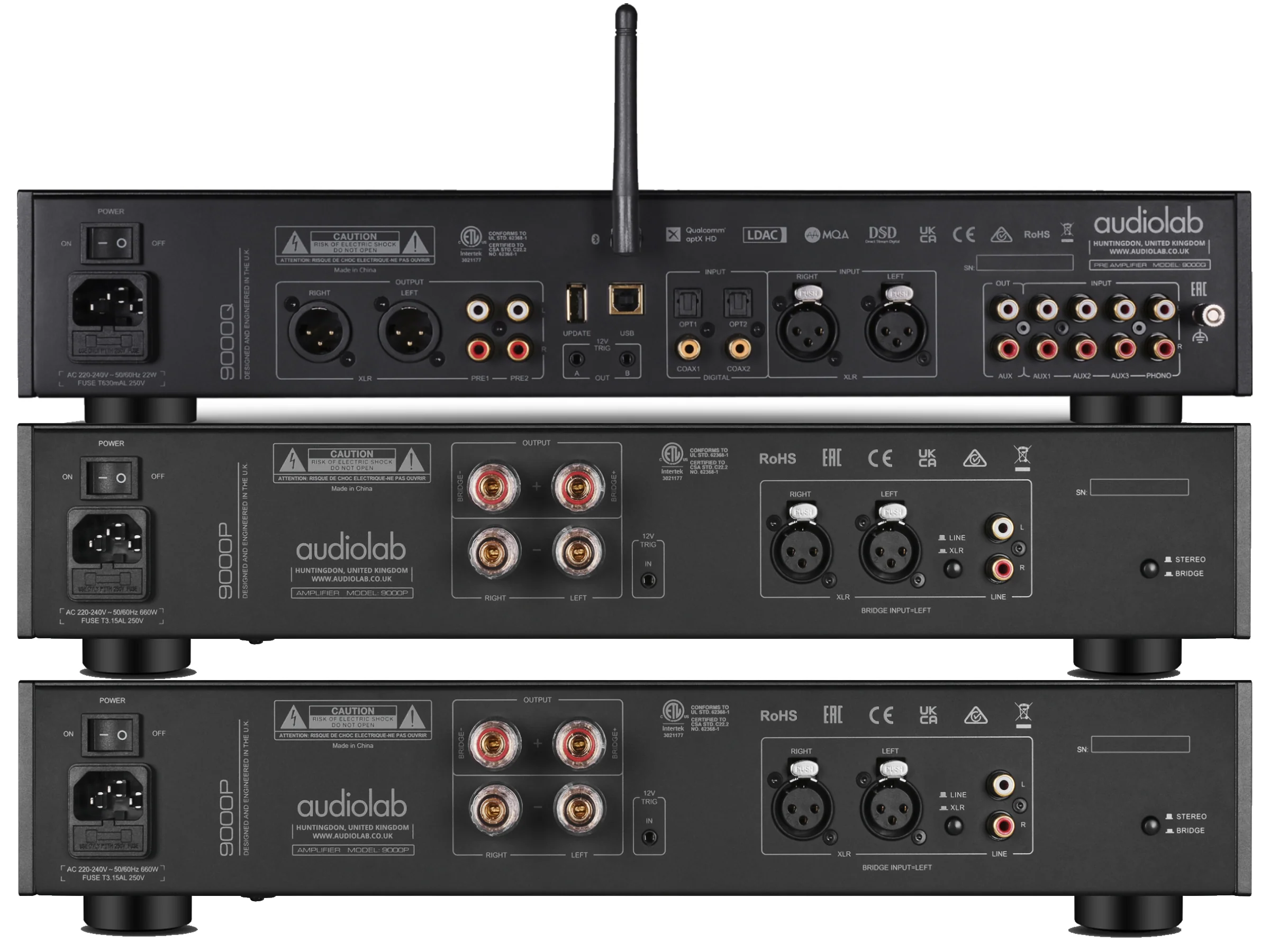 Audiolab 9000Q + 9000P Pre + 2x Power Amplifier - Image 3