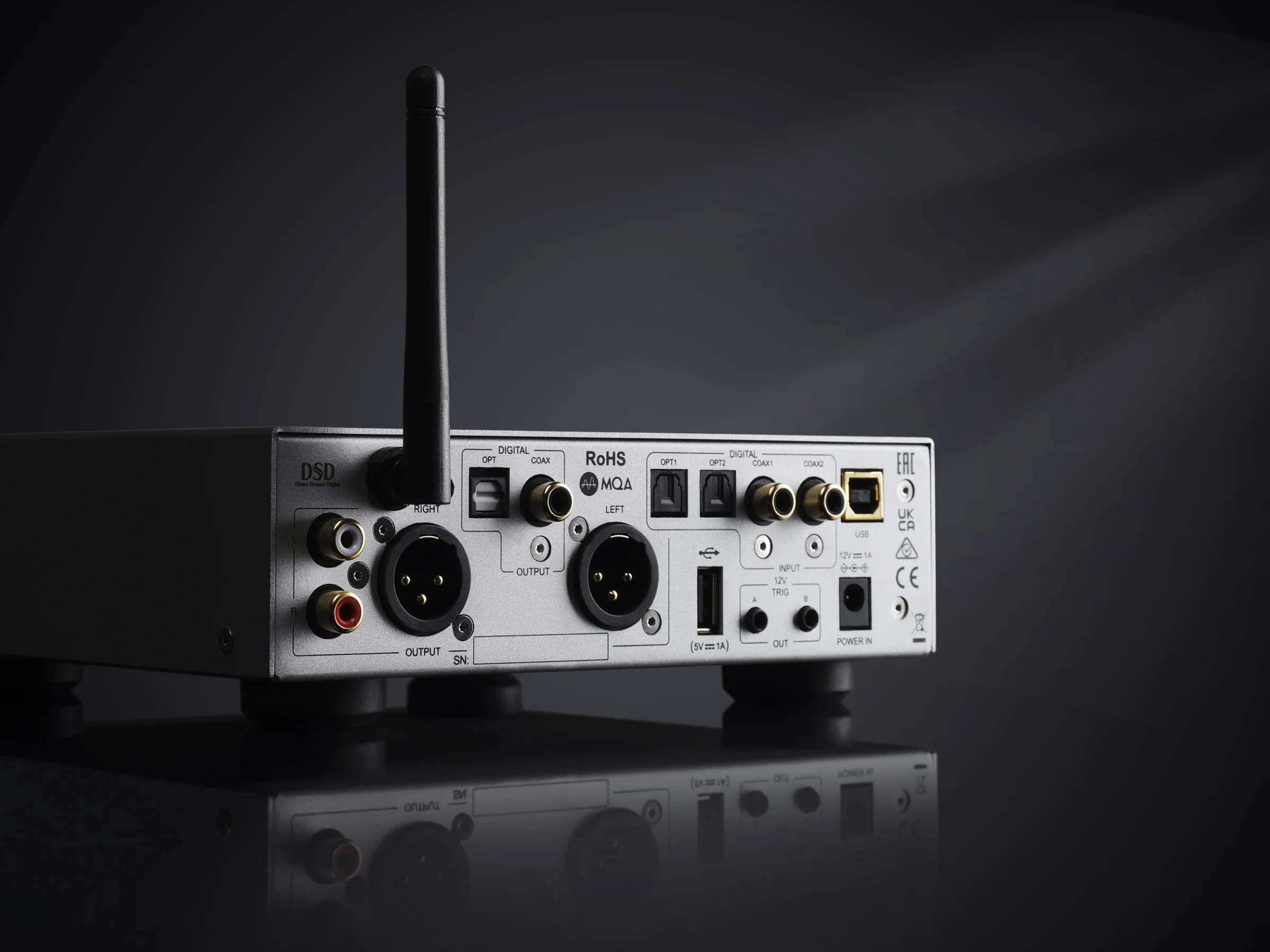 Audiolab D7 DAC Headphone Amplifier with Meze 105 Silva Open-back Headphones - Image 17