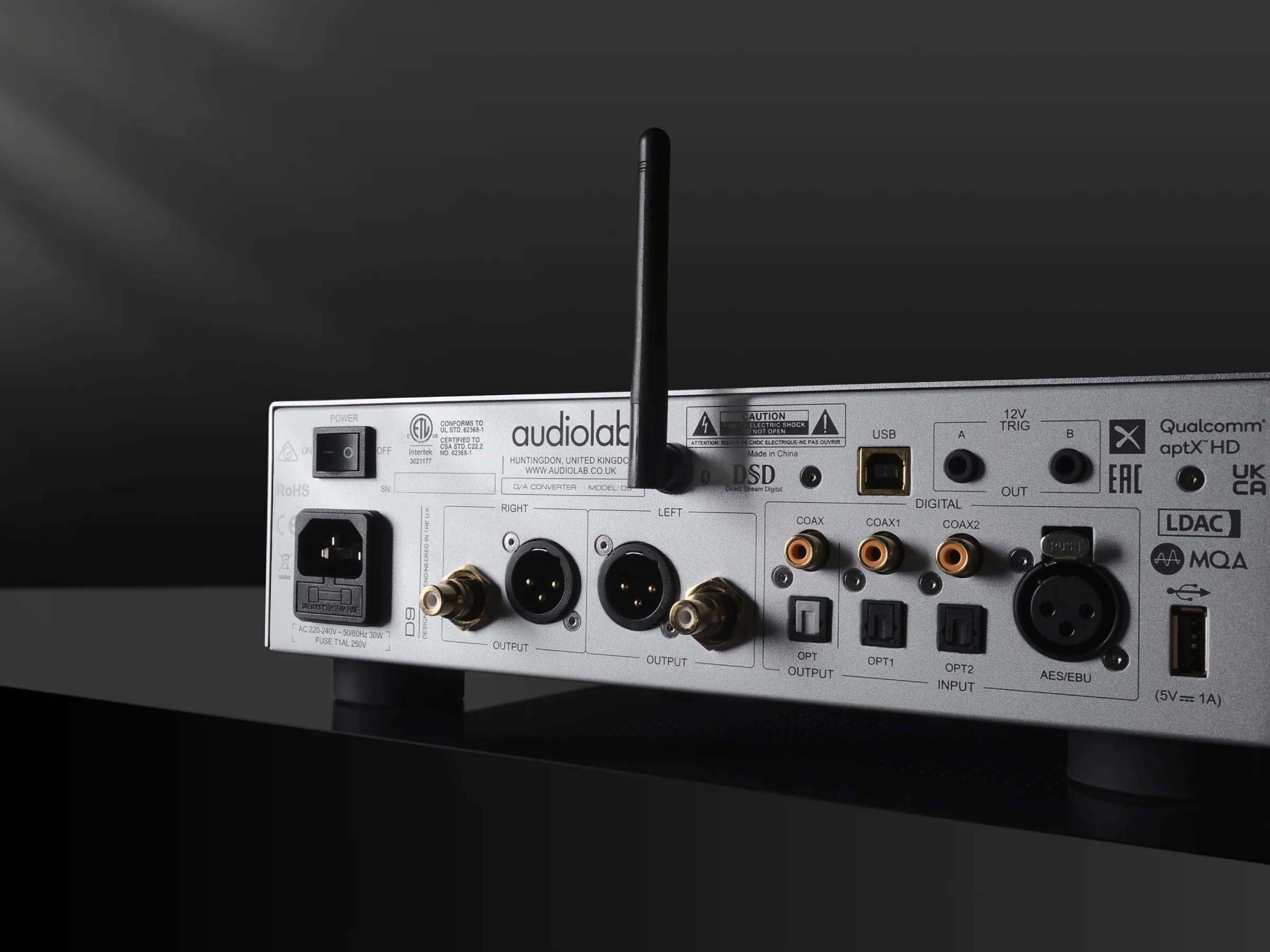 Audiolab D9 DAC Headphone Amplifier with Meze Poet Open-Back Headphones - Image 16