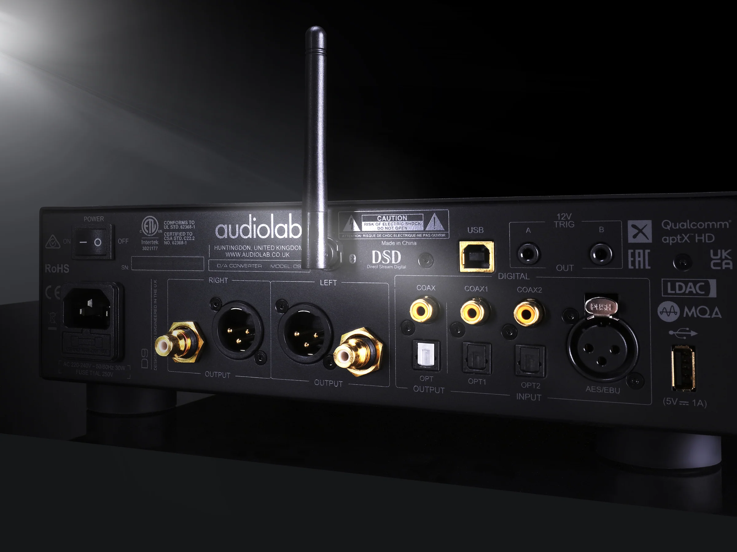 Audiolab D9 DAC Headphone Amplifier with Meze Poet Open-Back Headphones - Image 19