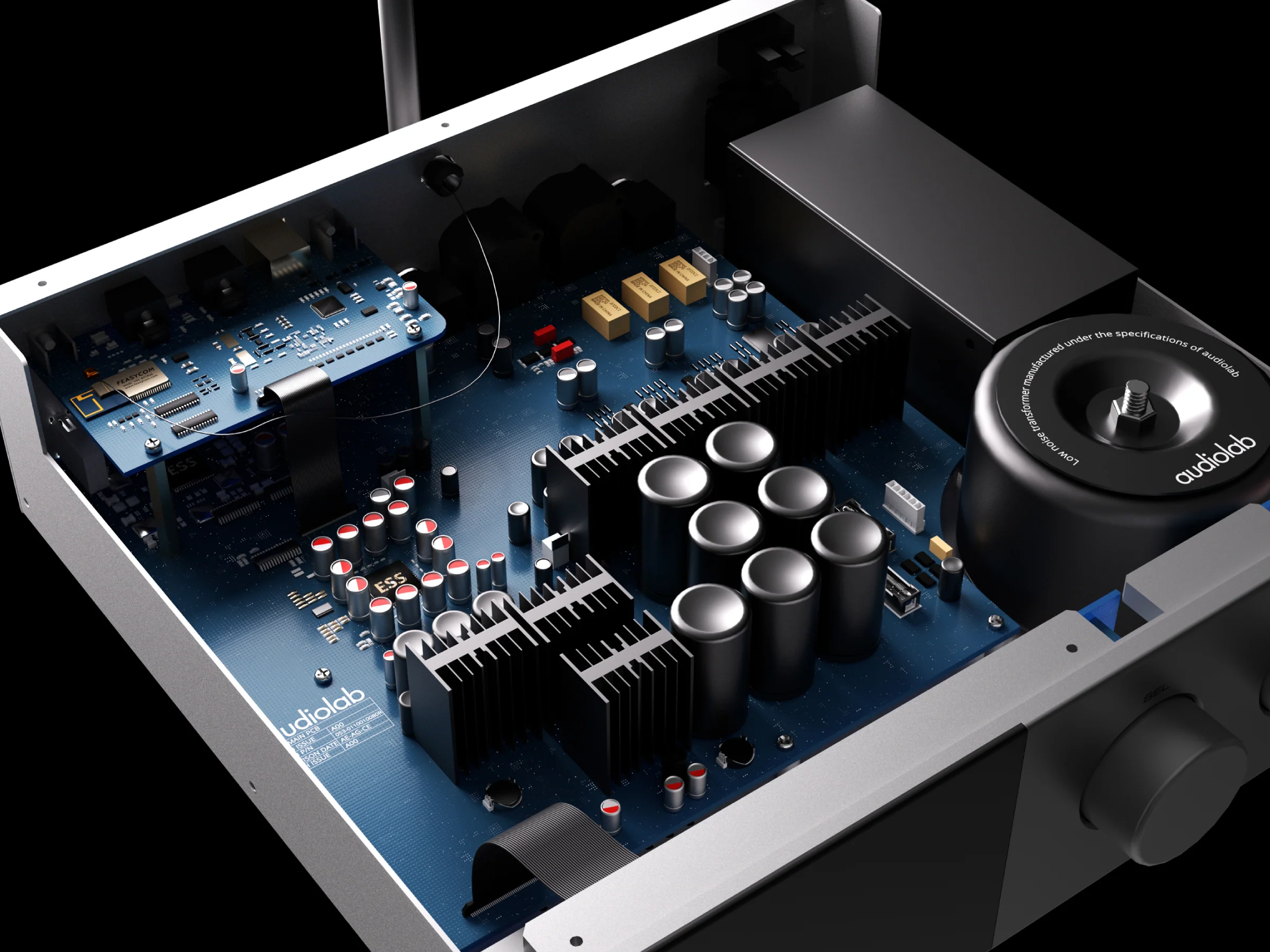 Audiolab D9 DAC Headphone Amplifier with Meze Poet Open-Back Headphones - Image 22
