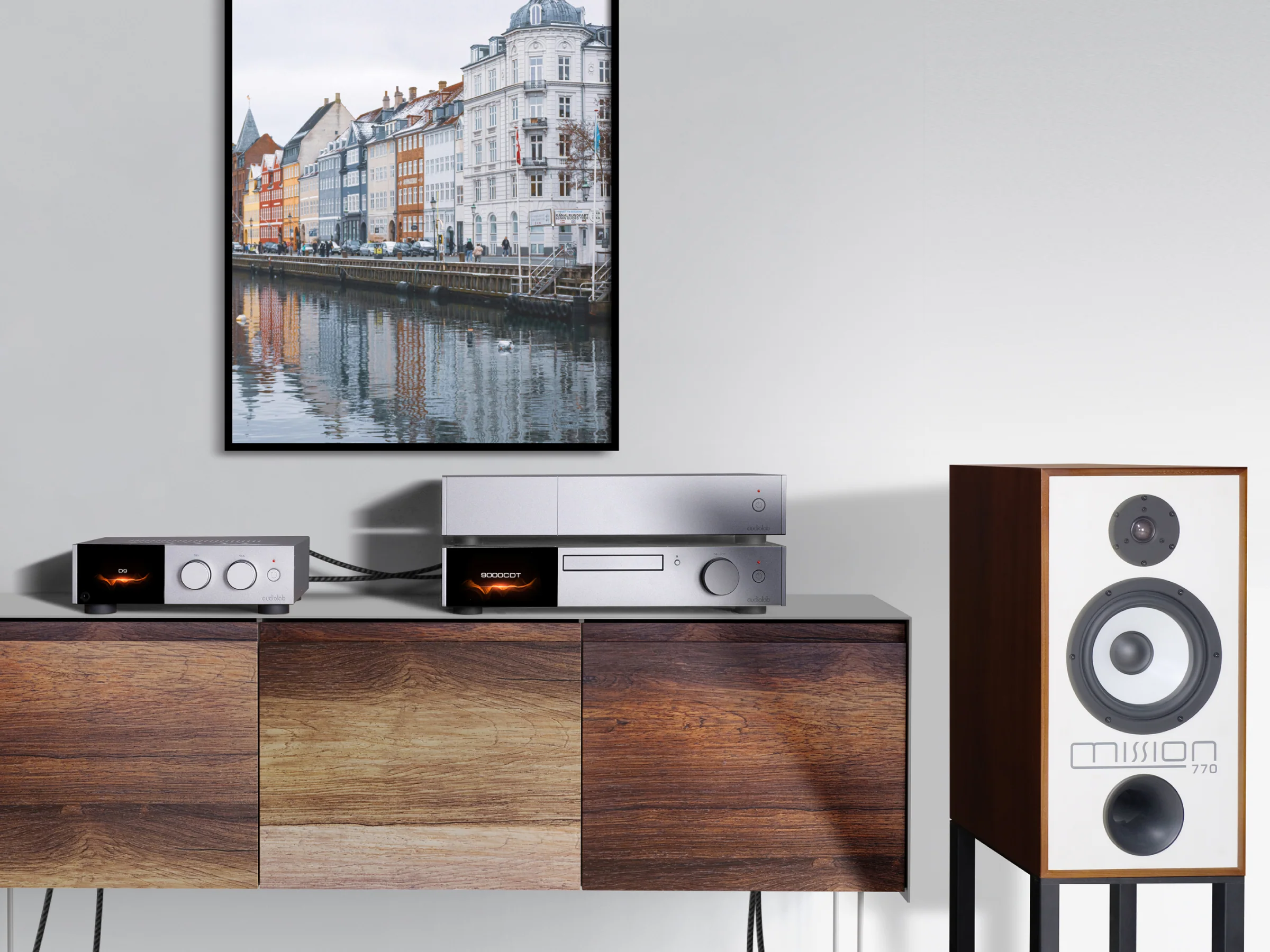 Audiolab D9 DAC Headphone Amplifier with Meze Poet Open-Back Headphones - Image 28