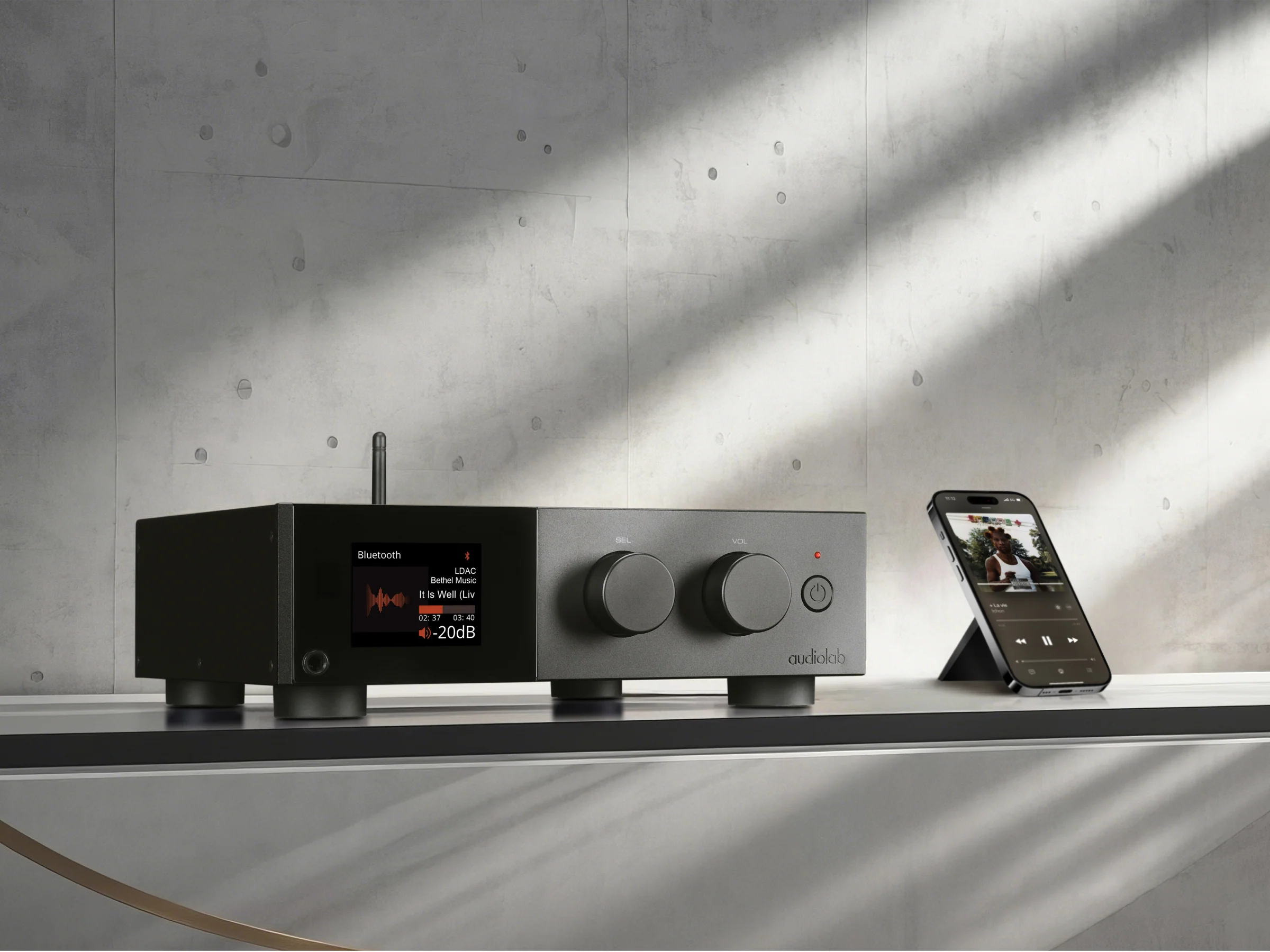 Audiolab D9 DAC Headphone Amplifier with Meze Poet Open-Back Headphones - Image 29