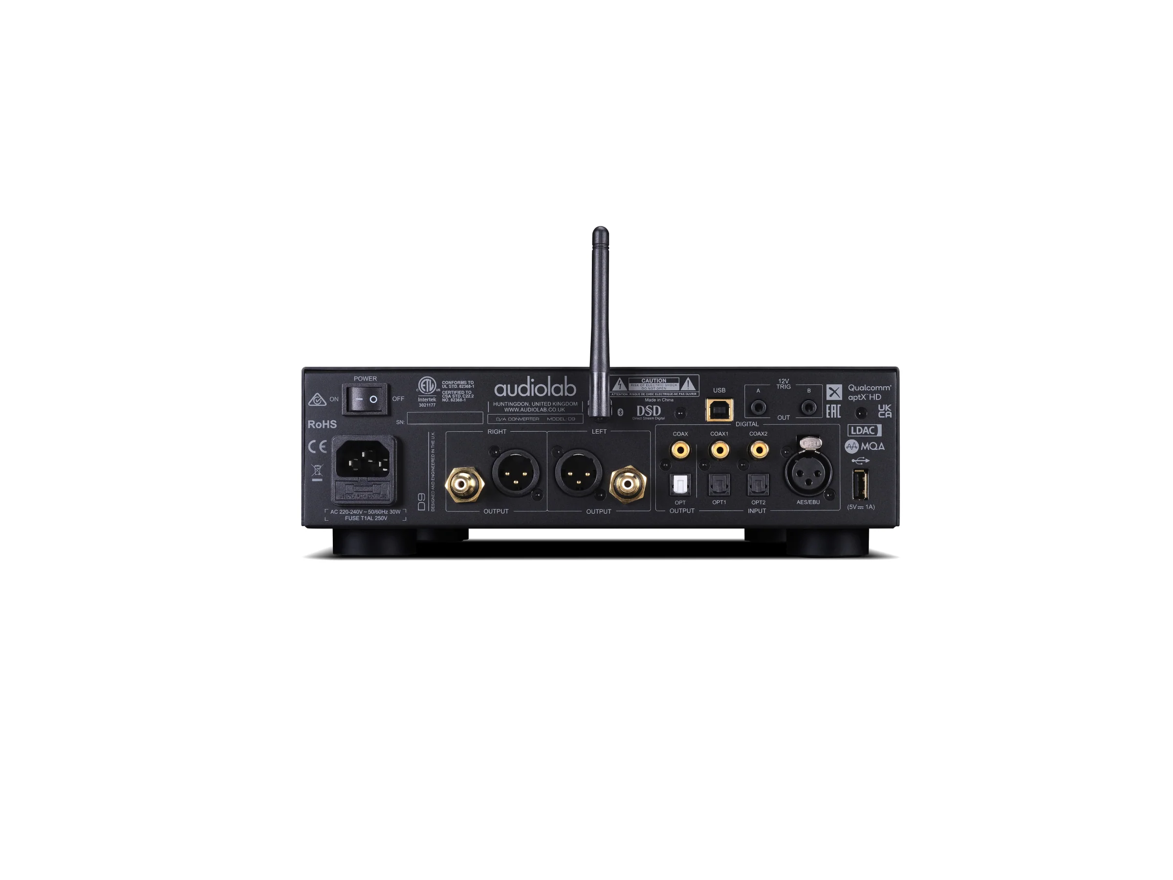 Audiolab D9 DAC Headphone Amplifier with Meze Poet Open-Back Headphones - Image 6