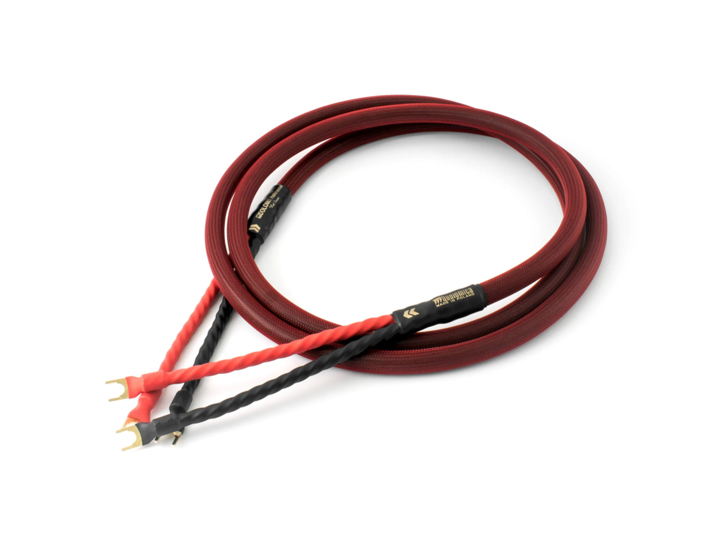 Audiomica Dolomit Reference Speaker Cable - Terminated Pair (Spade to Spade) - Image 2