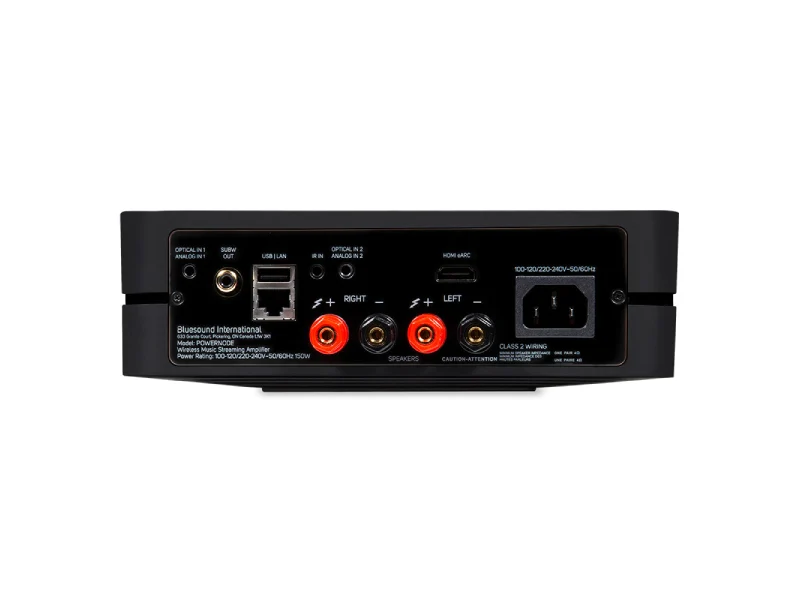 Bluesound Powernode (Gen 3) Black Wireless Streaming Amplifier (Ex Demonstration) - Image 3