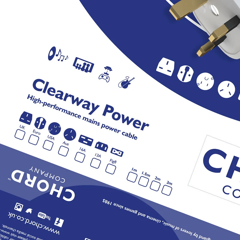 Chord Clearway Mains Power Cable - Image 5