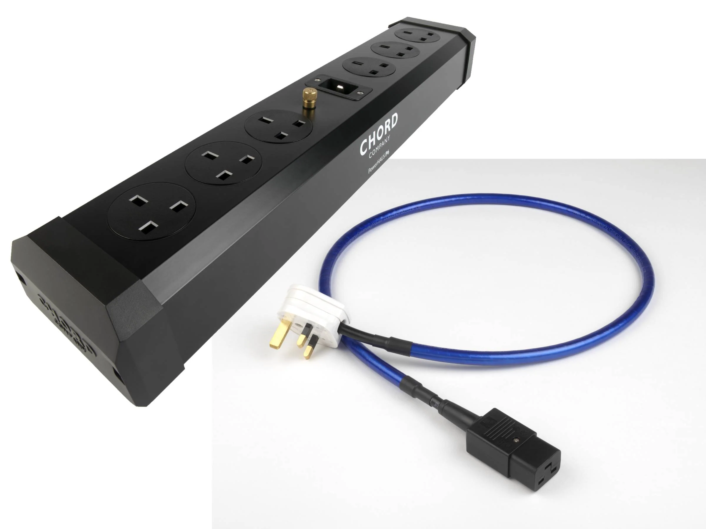 Chord PowerHAUS P6 Mains Distribution Block + Clearway Mains Power Cable