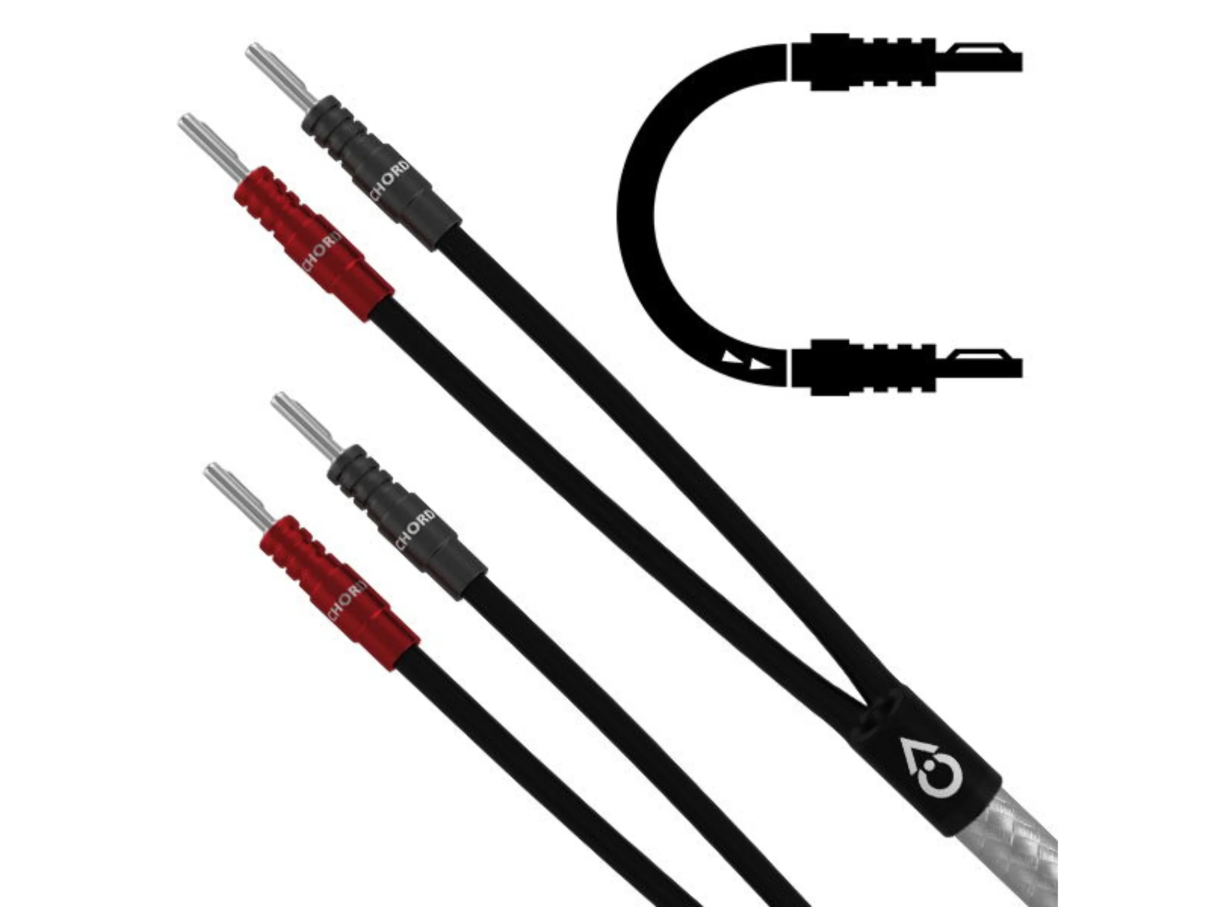 Chord ShawlineX Speaker Cable - Terminated Pair (Banana to Banana) - Image 2