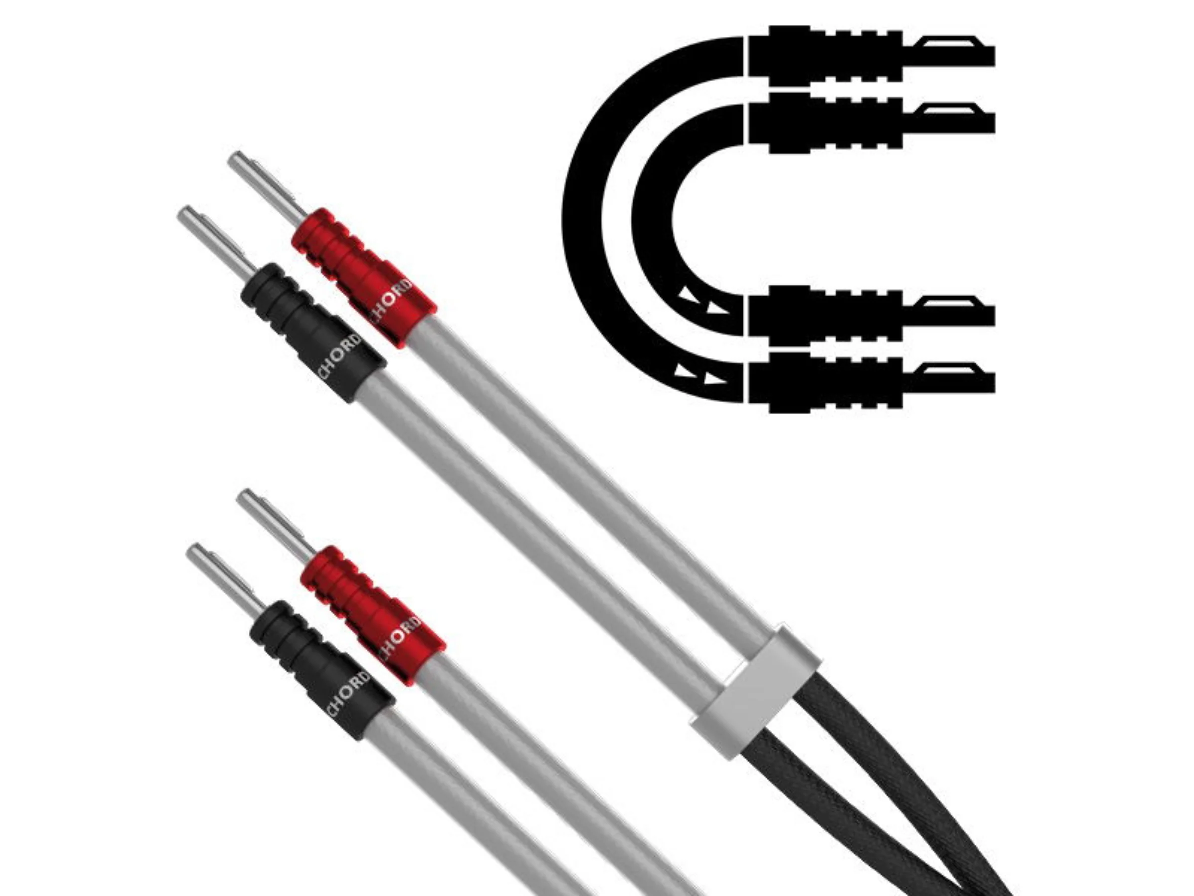 Chord SignatureXL Speaker Cable - Terminated Pair (Banana to Banana) - Image 5