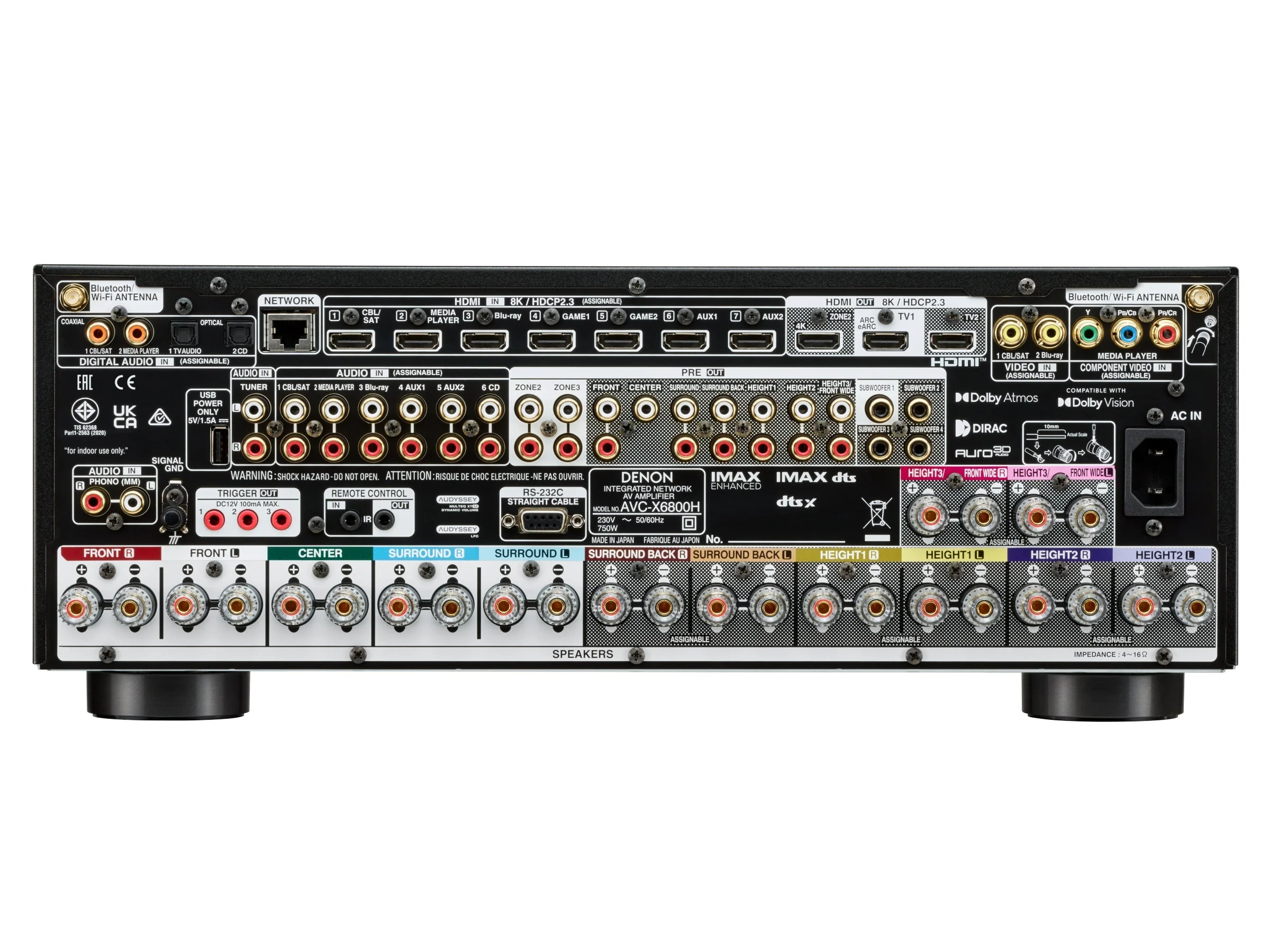 Denon AVC-X6800H 11.4ch AV Amplifier - Image 3