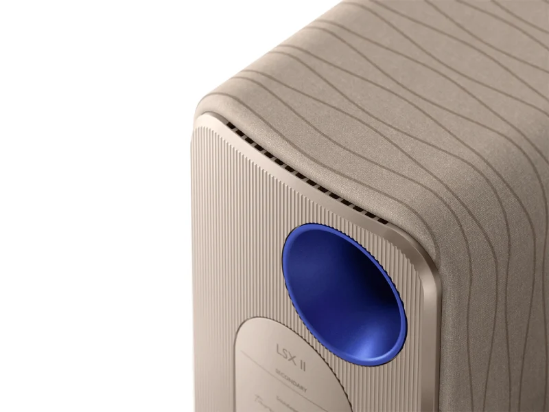 KEF LSX II Wireless Speakers with KEF P1 Desk Pads - Image 12