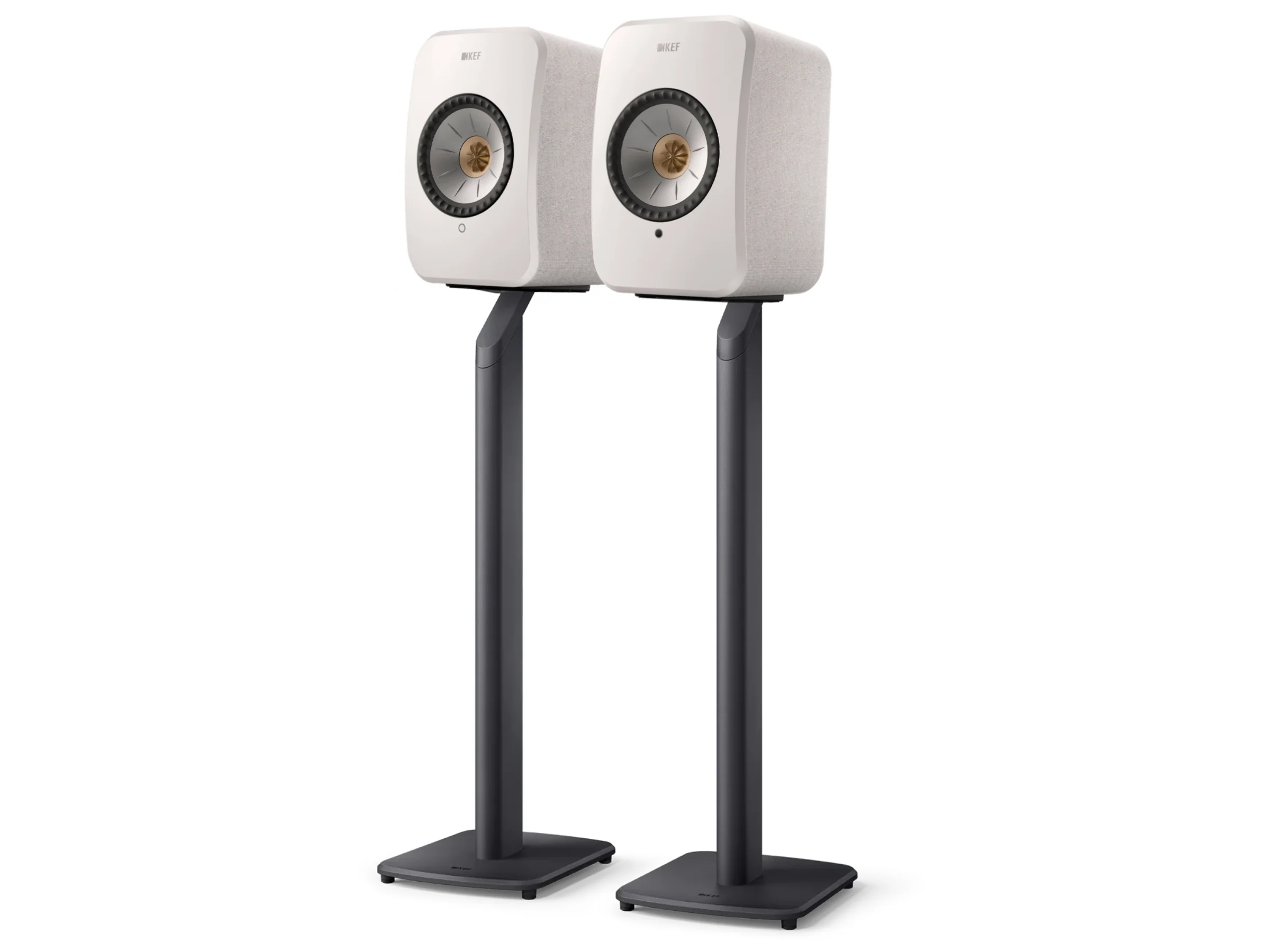 KEF LSX II Wireless Speakers with KEF S1 Floor Stands - Image 8
