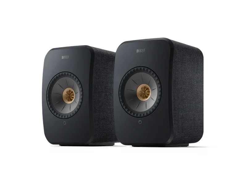 KEF LSX II Wireless Speakers with KEF S1 Floor Stands - Image 9