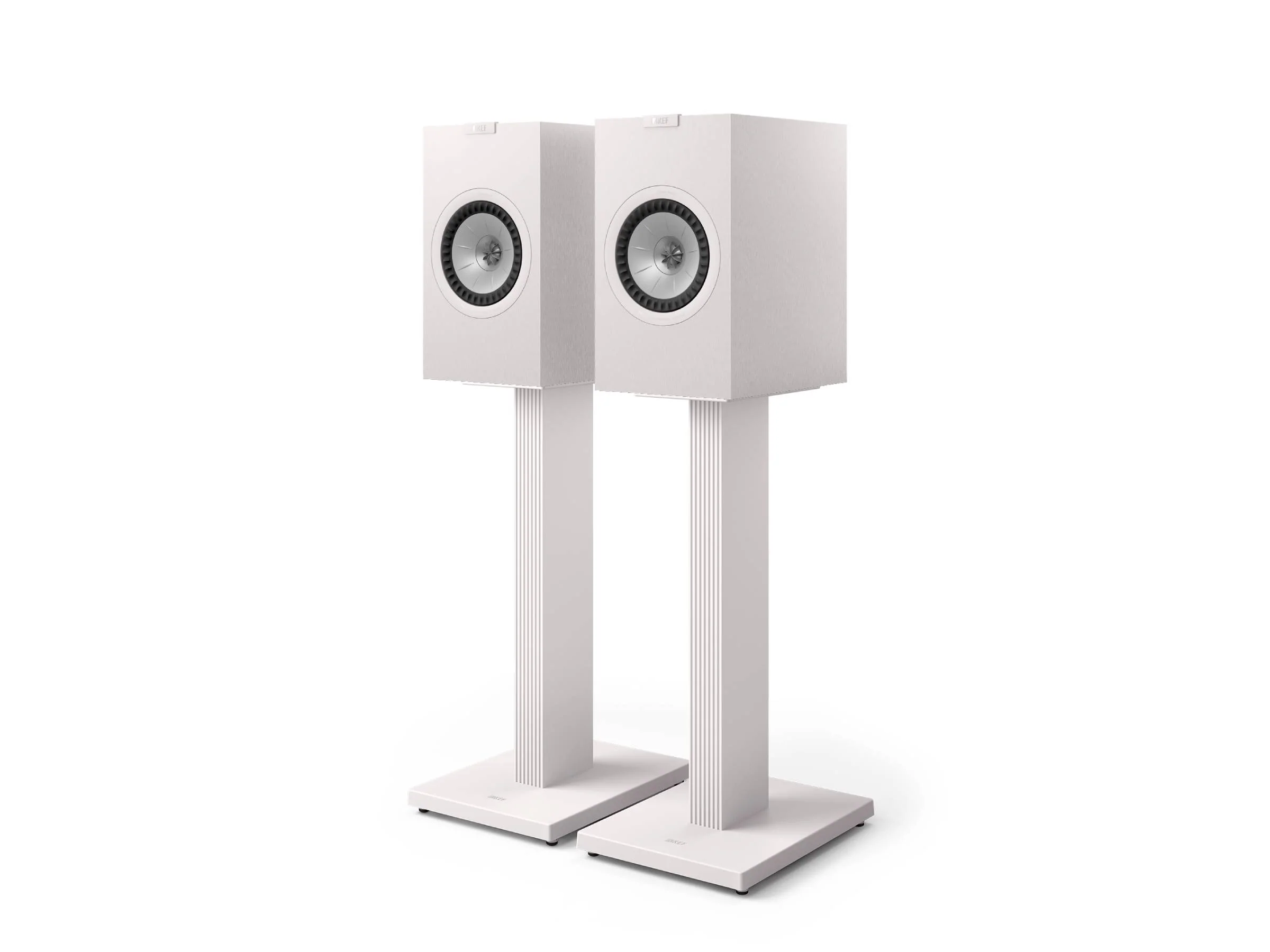 KEF Q3 Meta Bookshelf Speakers + SQ1 Floor Stands - Image 3