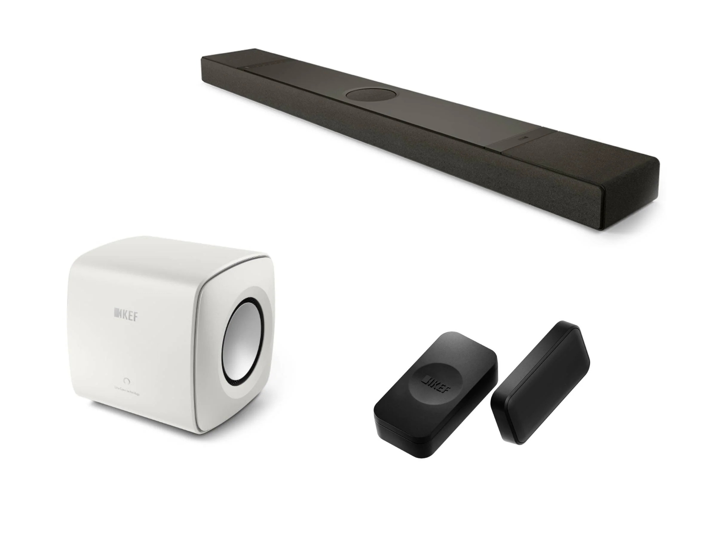 KEF XIO Soundbar with KEF KC62 Subwoofer & KW2 RX Receiver - Image 5