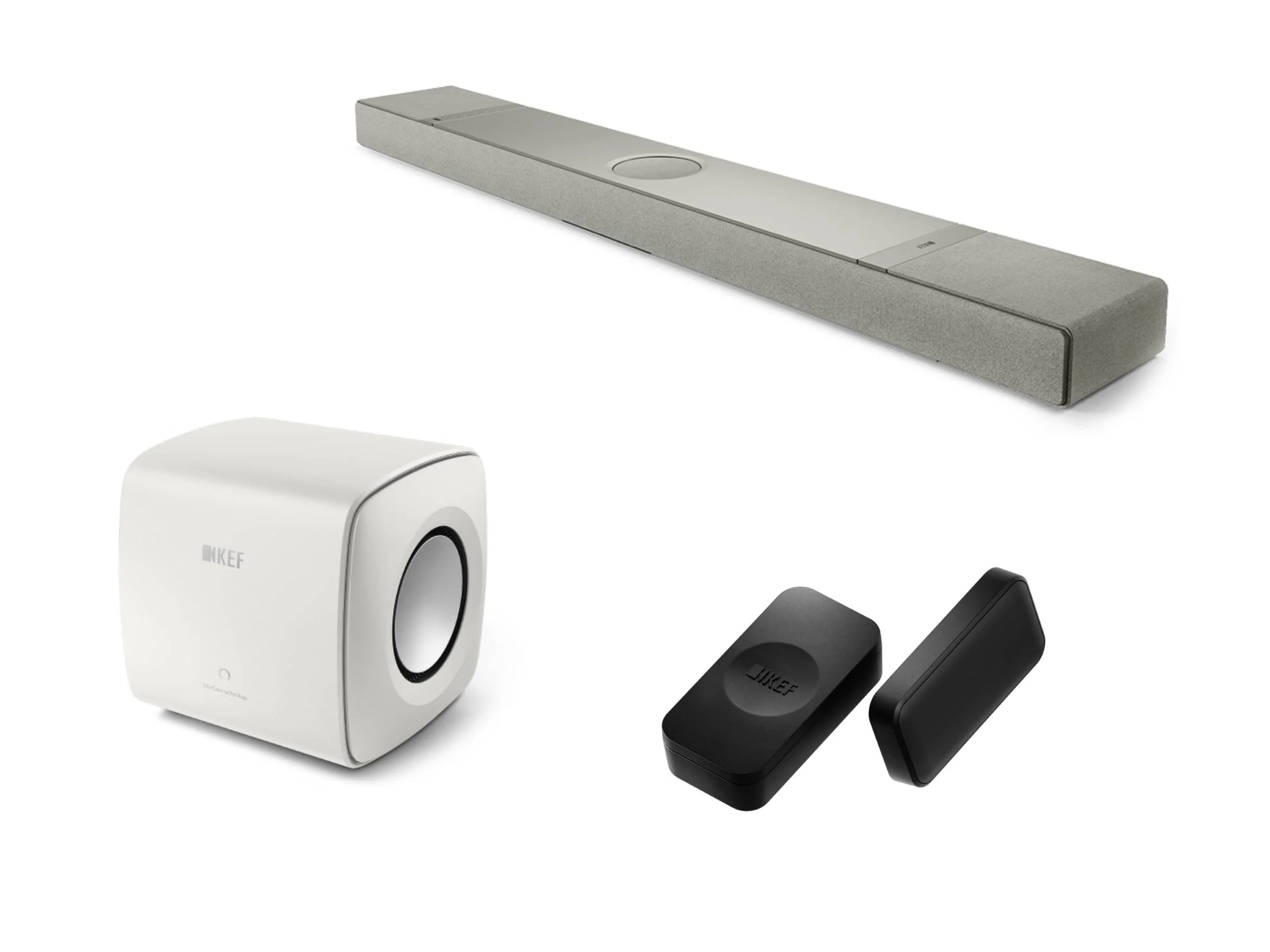 KEF XIO Soundbar with KEF KC62 Subwoofer & KW2 RX Receiver - Image 6