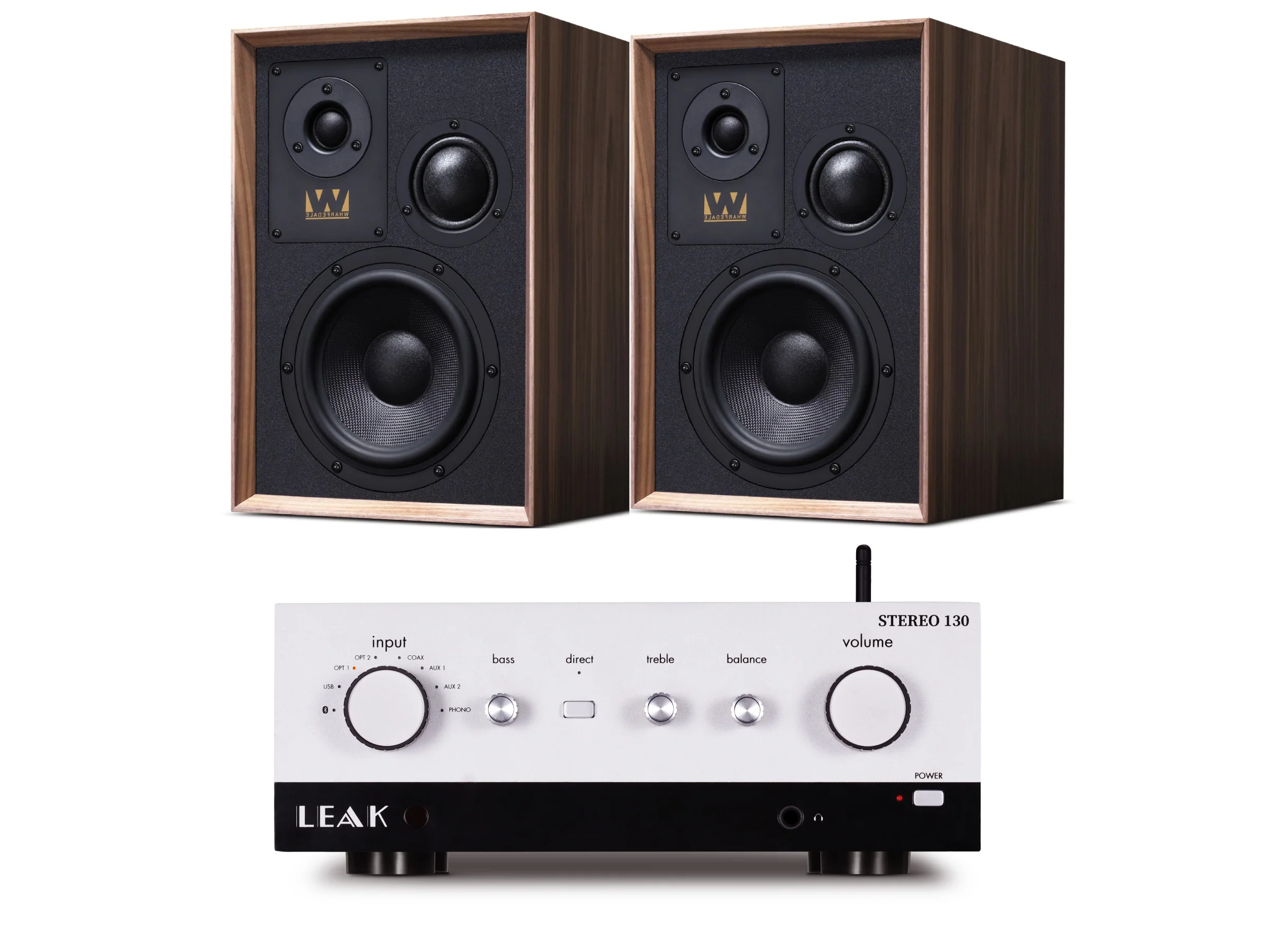 Leak Stereo 130 with Wharfedale Super Denton Bookshelf Speakers - Image 6