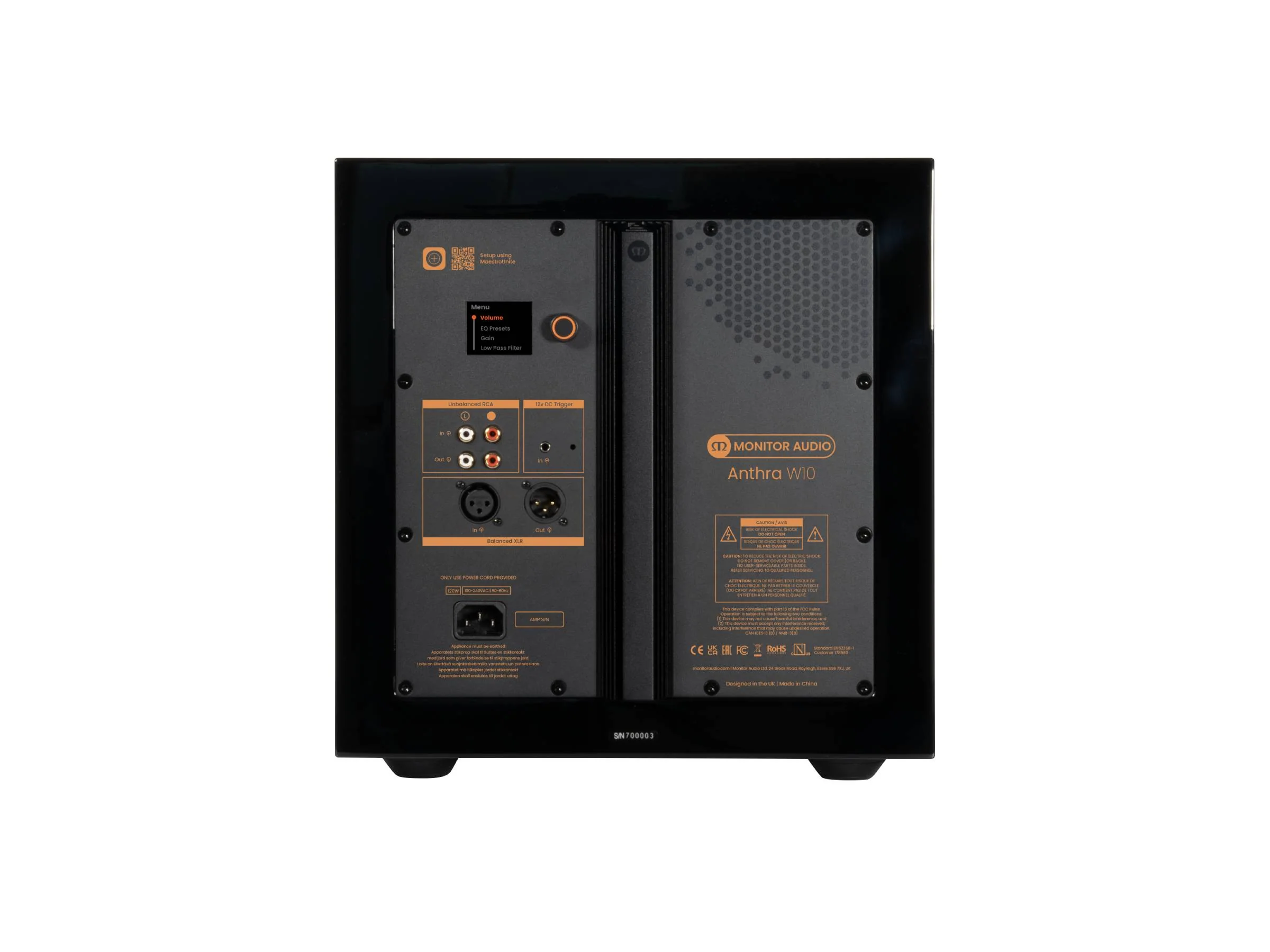 Monitor Audio Anthra W10 Subwoofer - Image 5
