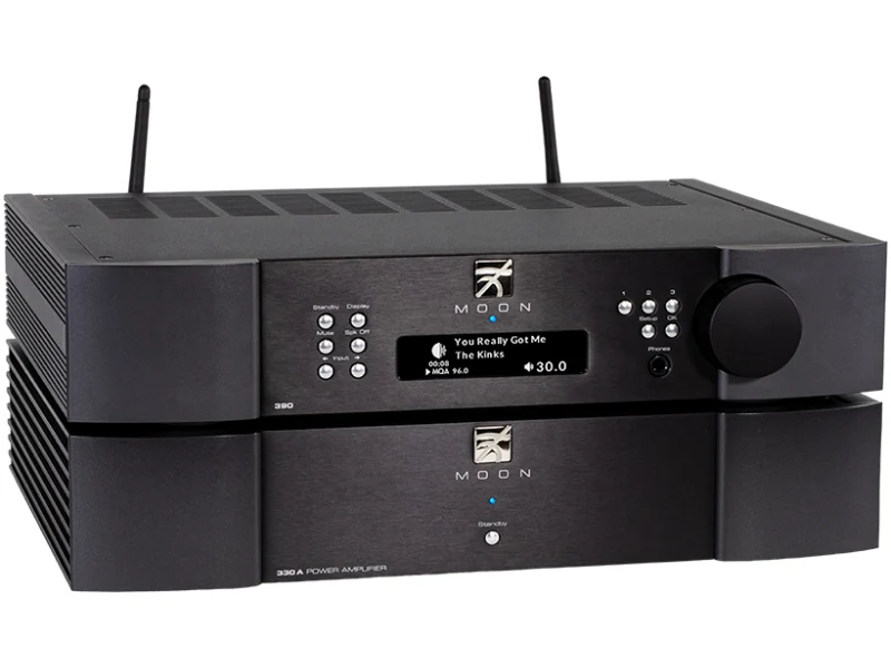 MOON 390 & 330A Streamer/preamplifier and power amplifier - Image 2