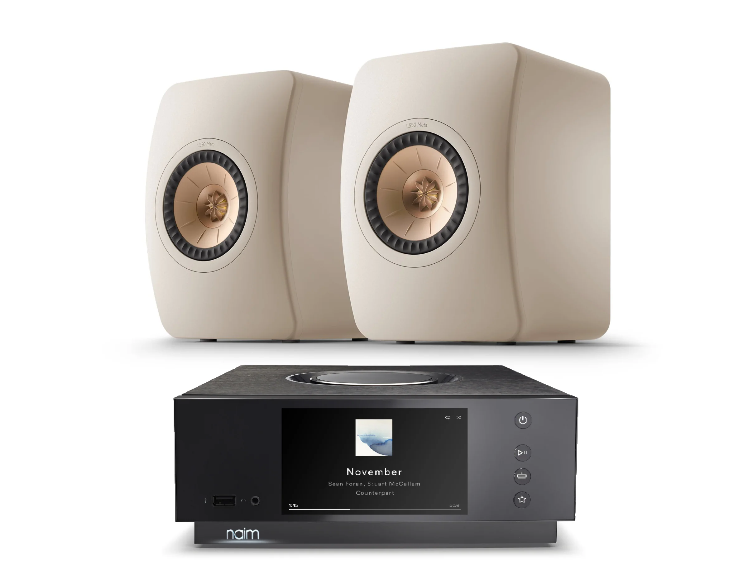Naim Uniti Atom HDMI with KEF LS50 Meta Loudspeakers - Image 3