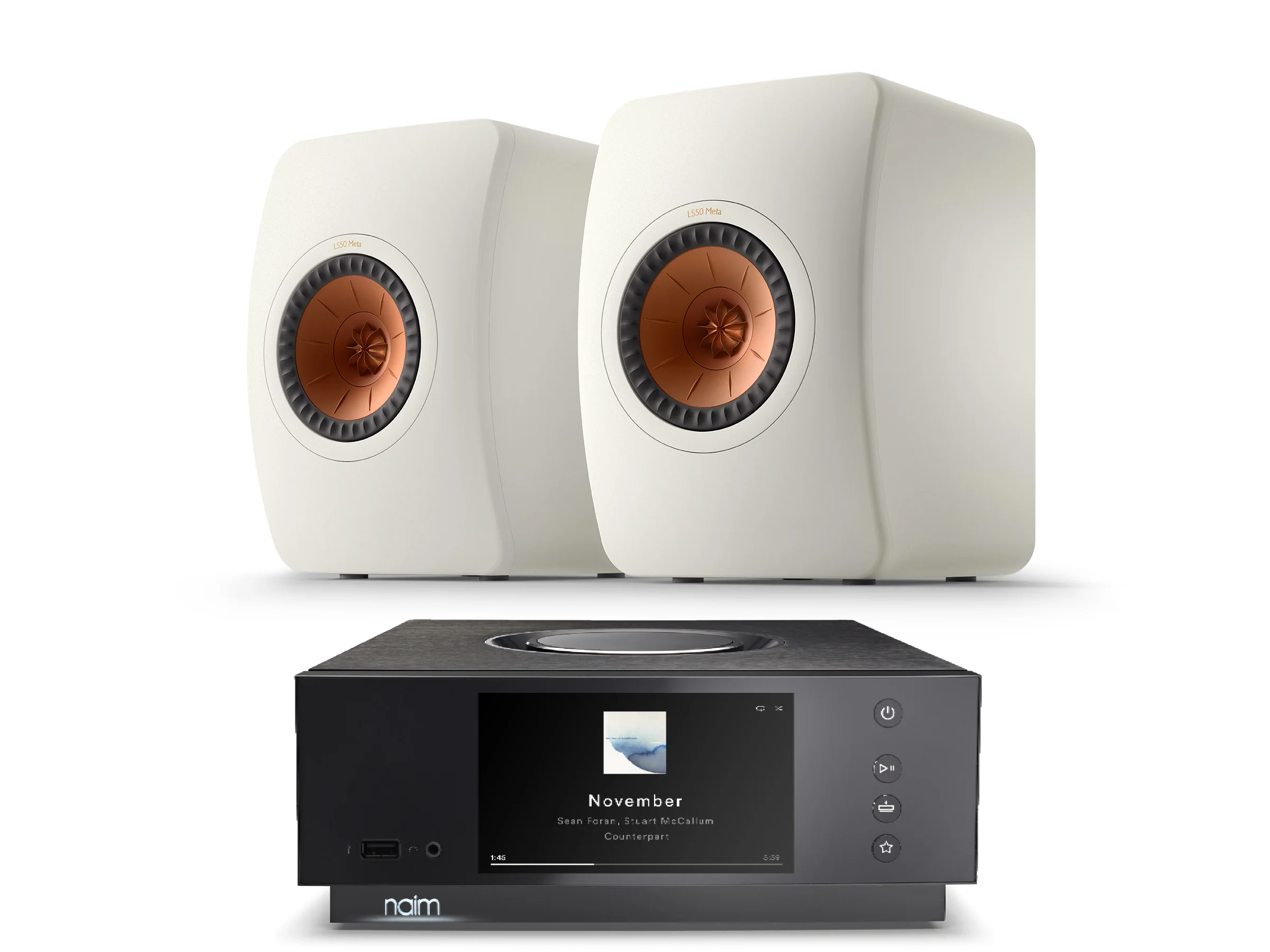 Naim Uniti Atom HDMI with KEF LS50 Meta Loudspeakers - Image 4
