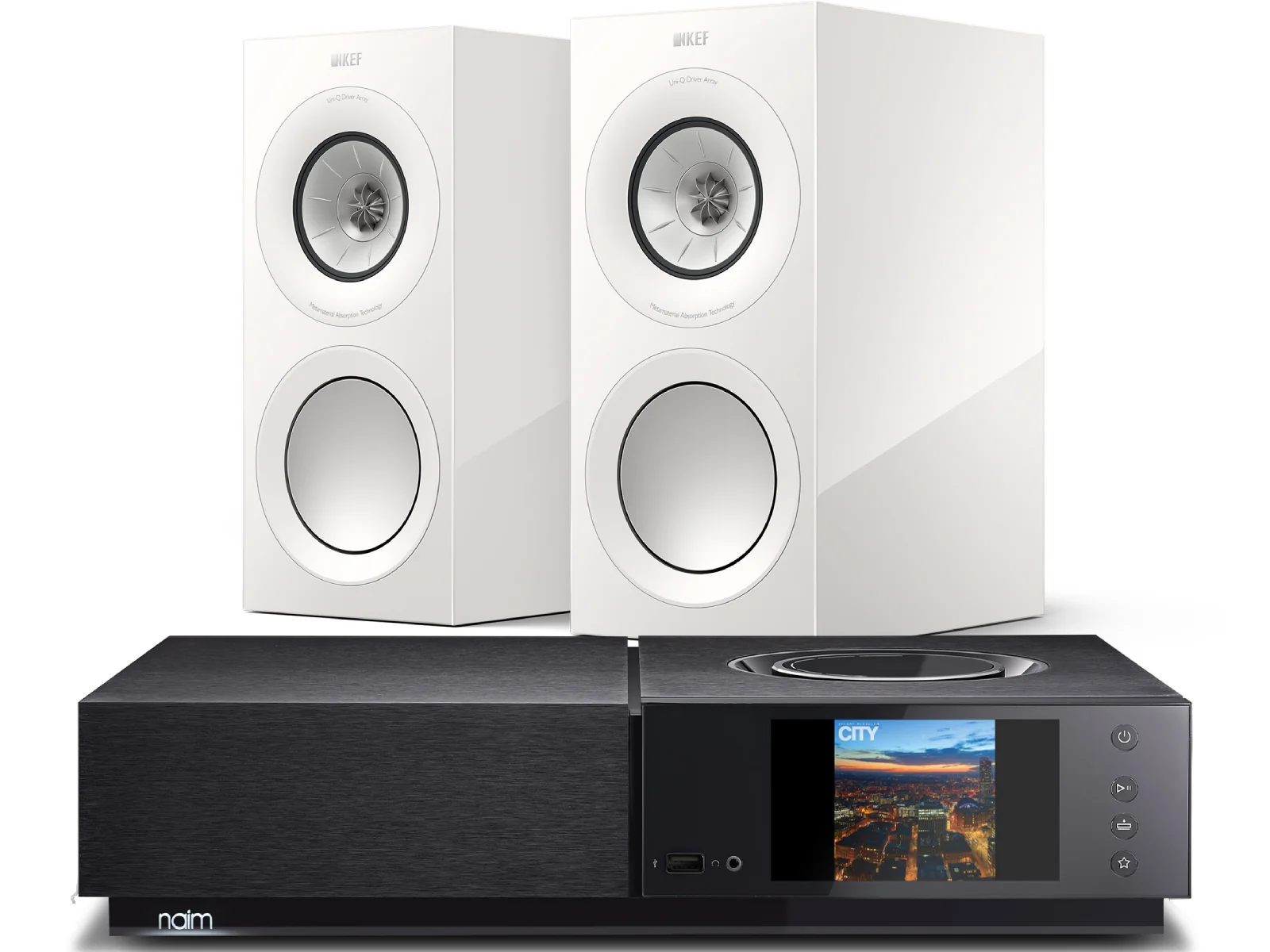 Naim Uniti Nova with KEF R3 Meta Bookshelf Speakers - Image 3