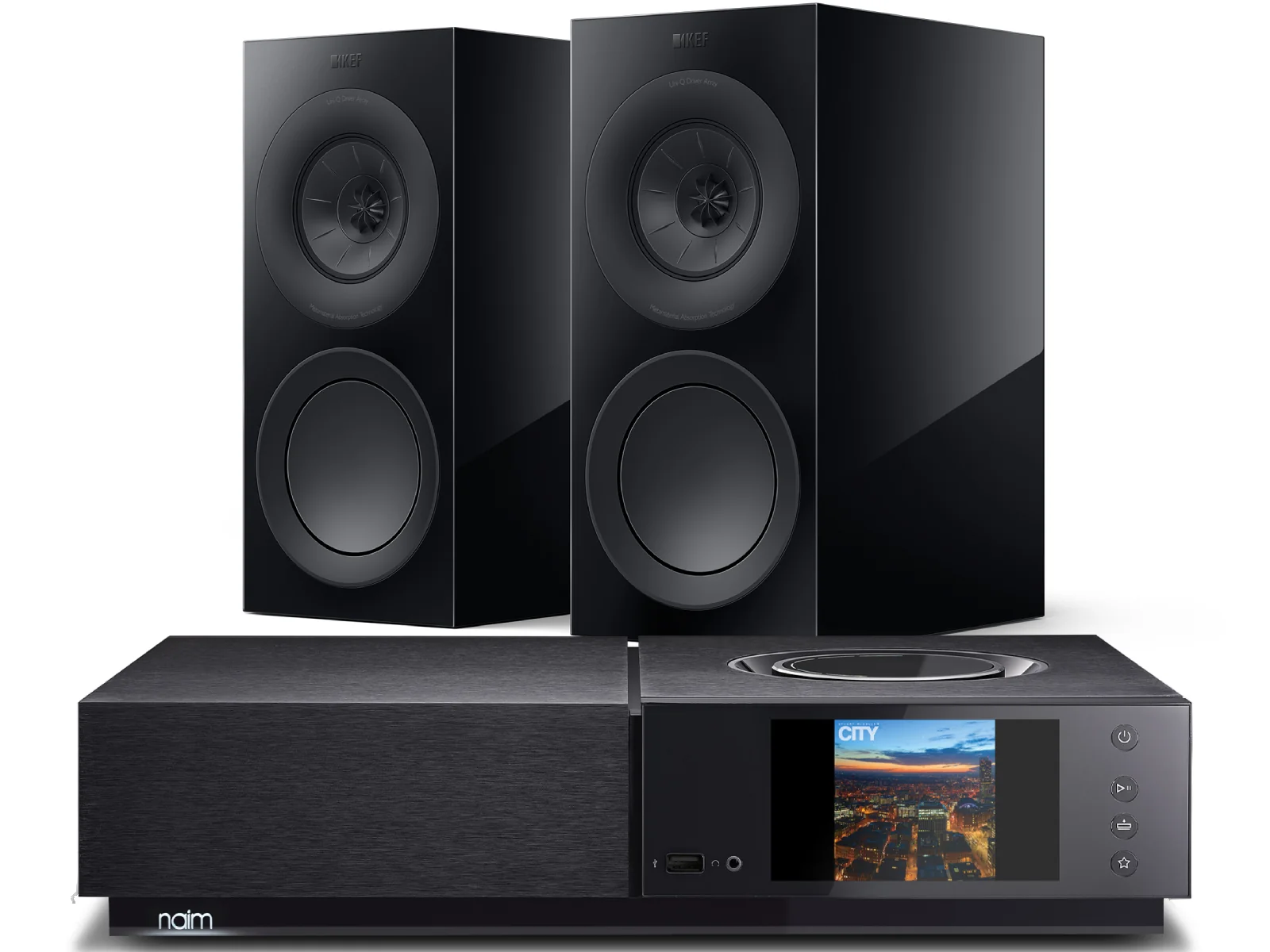 Naim Uniti Nova with KEF R3 Meta Bookshelf Speakers - Image 4