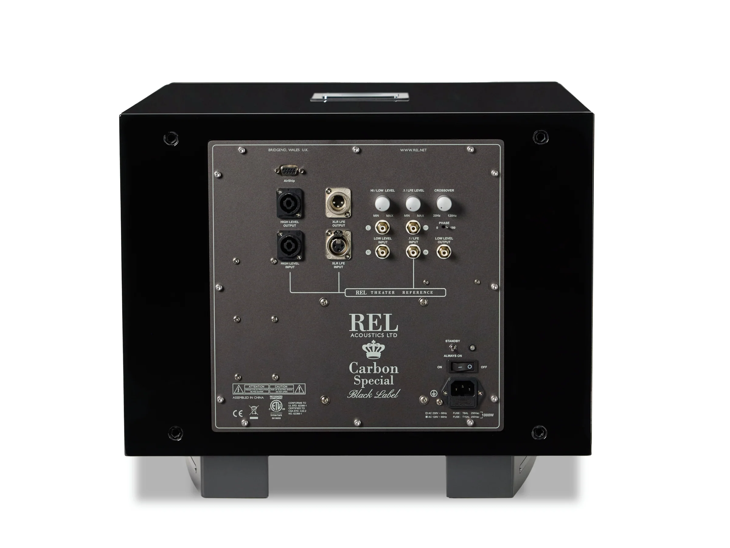 REL Acoustics Carbon Special Black Label Subwoofer - Image 5