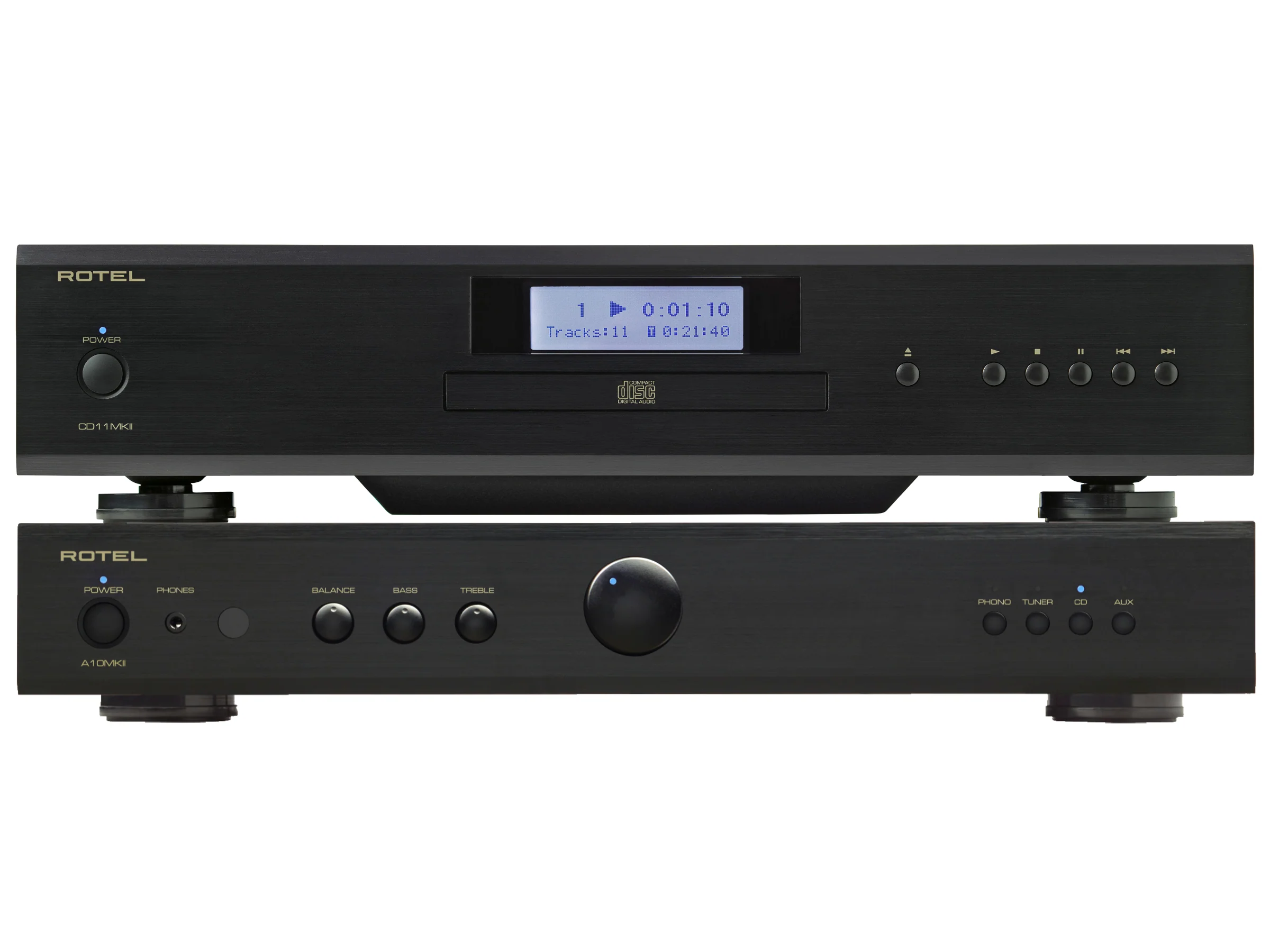 Rotel A10mkII with CD11MkII CD Player