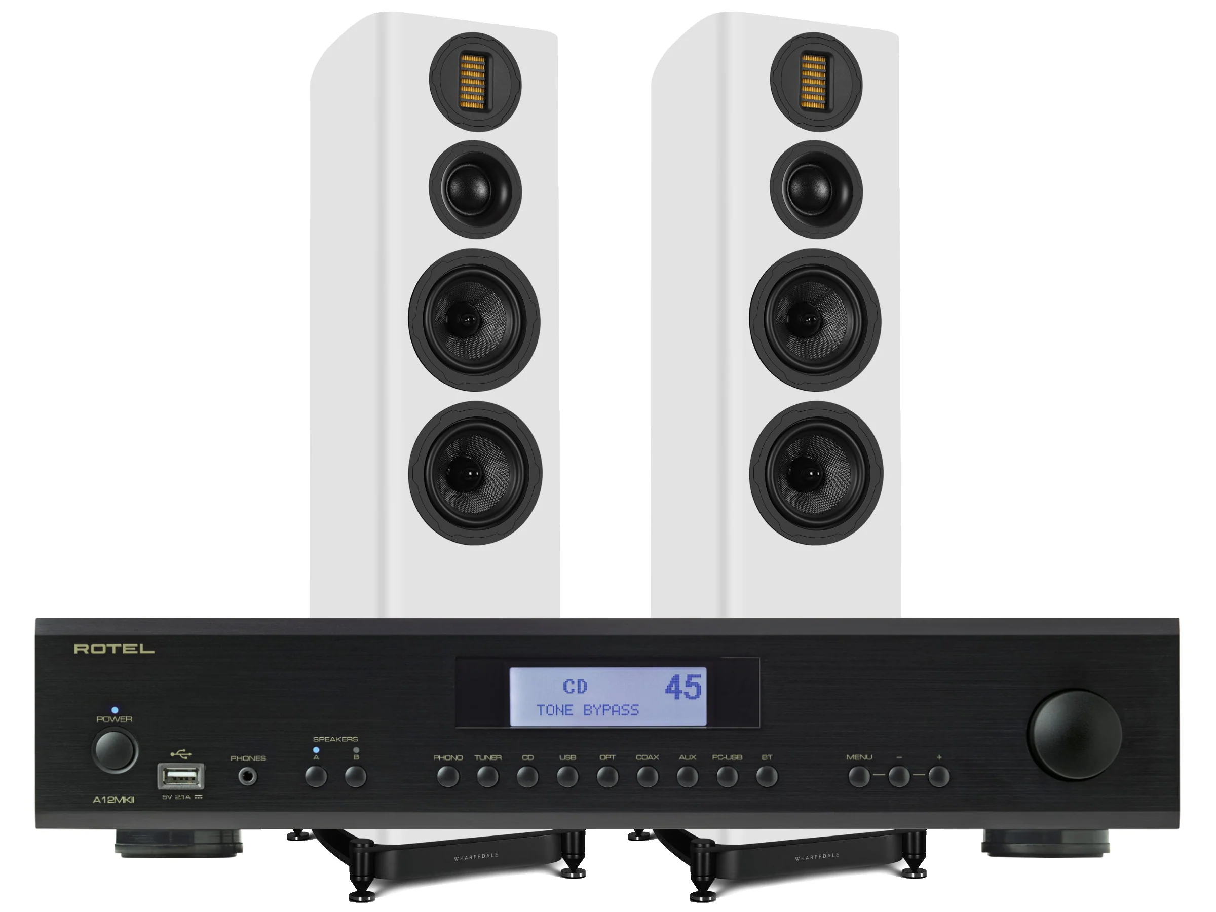 Rotel A12MkII with Wharfedale EVO 5.4 Floorstanding Speakers - Image 5