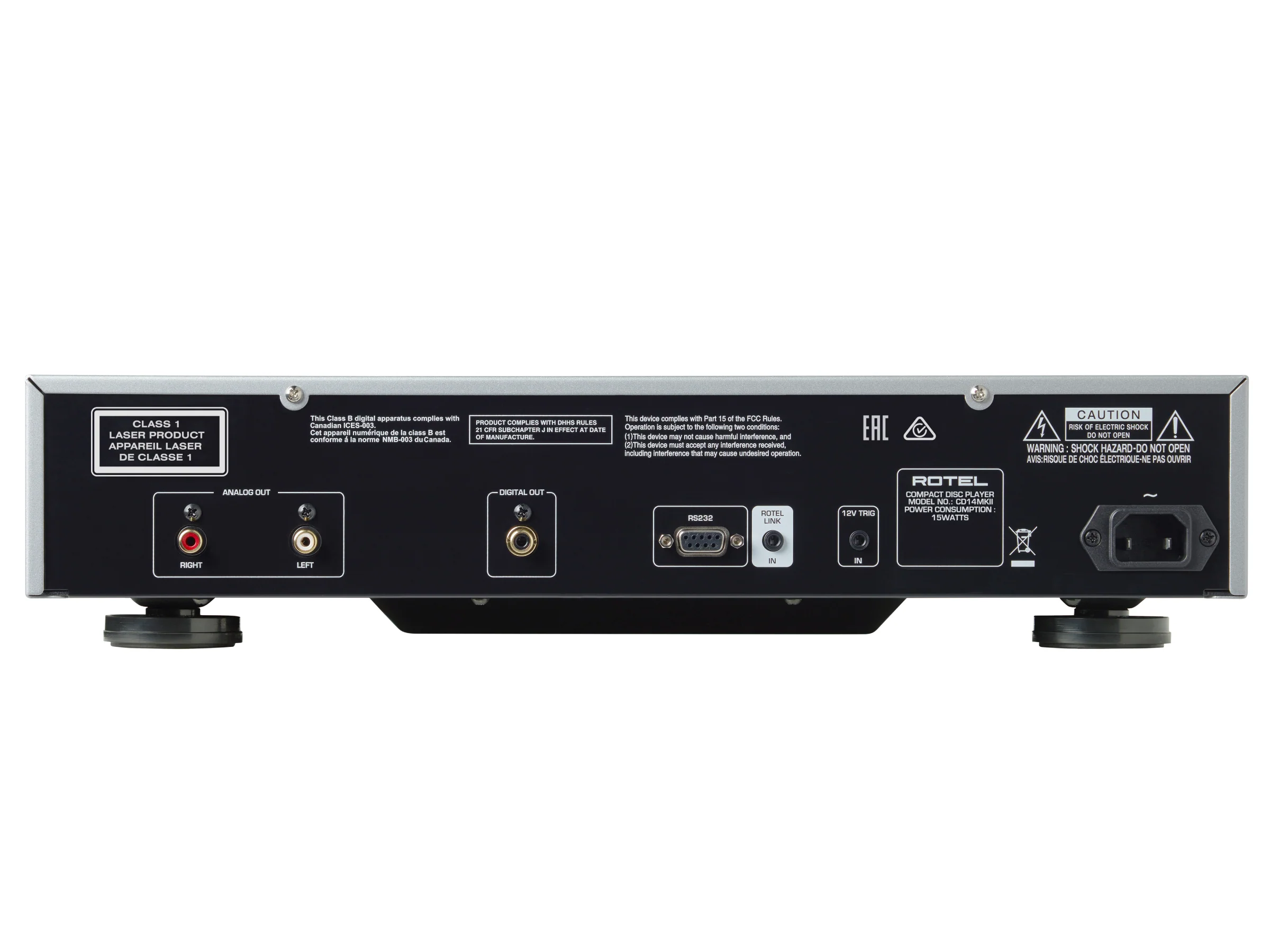 Rotel CD14MKII CD Player - Image 3