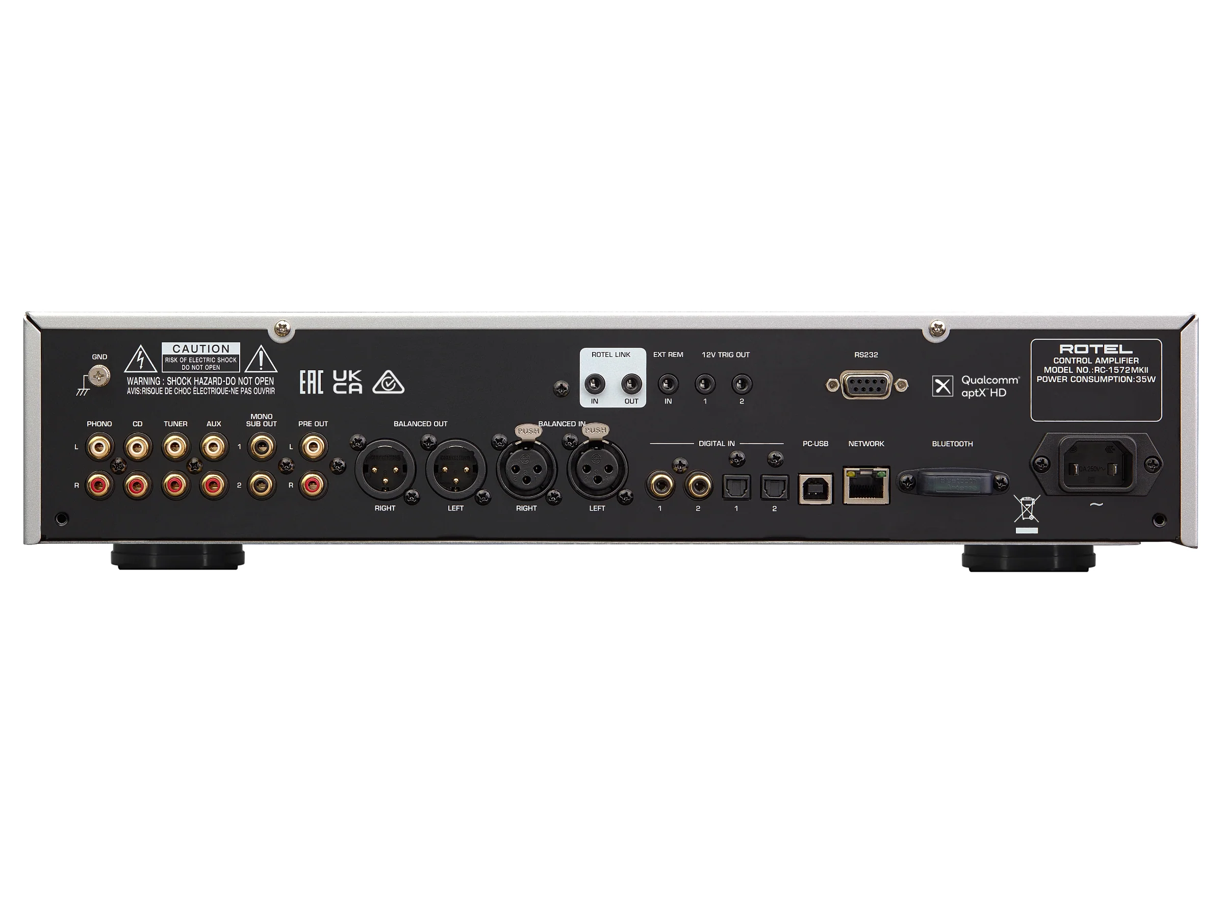 Rotel RC-1572MKII Pre-Amplifier - Image 3