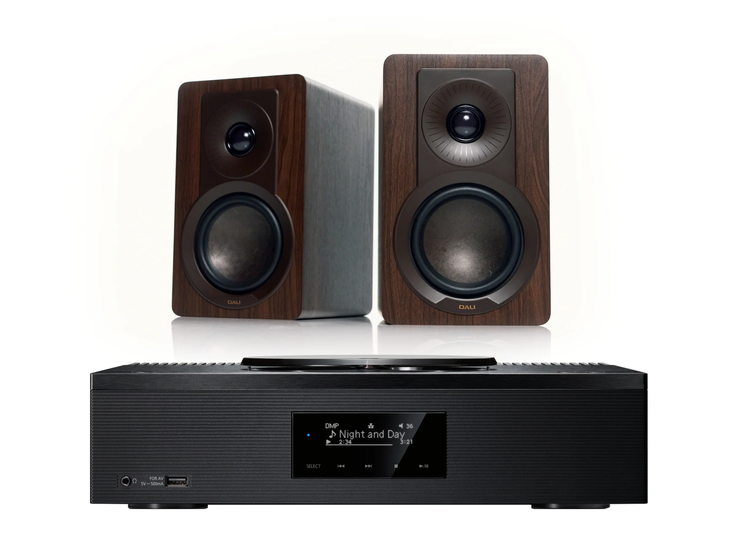 Technics SA-C600 with DALI Kupid Bookshelf Speakers - Image 12