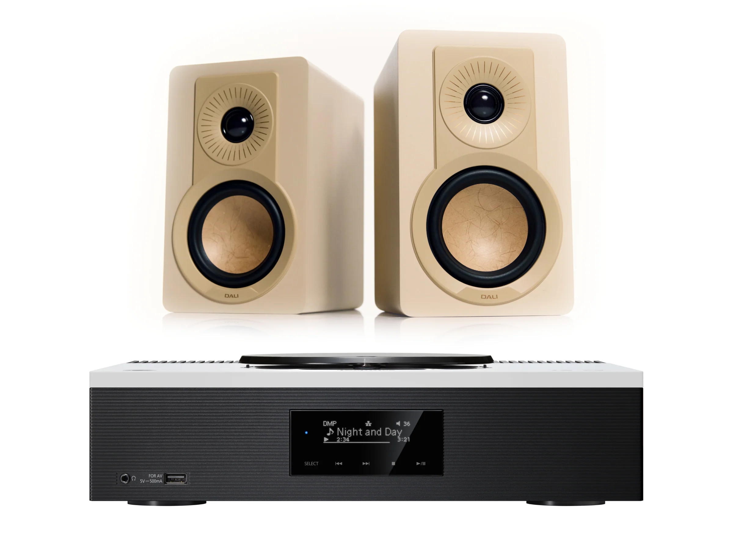 Technics SA-C600 with DALI Kupid Bookshelf Speakers - Image 14