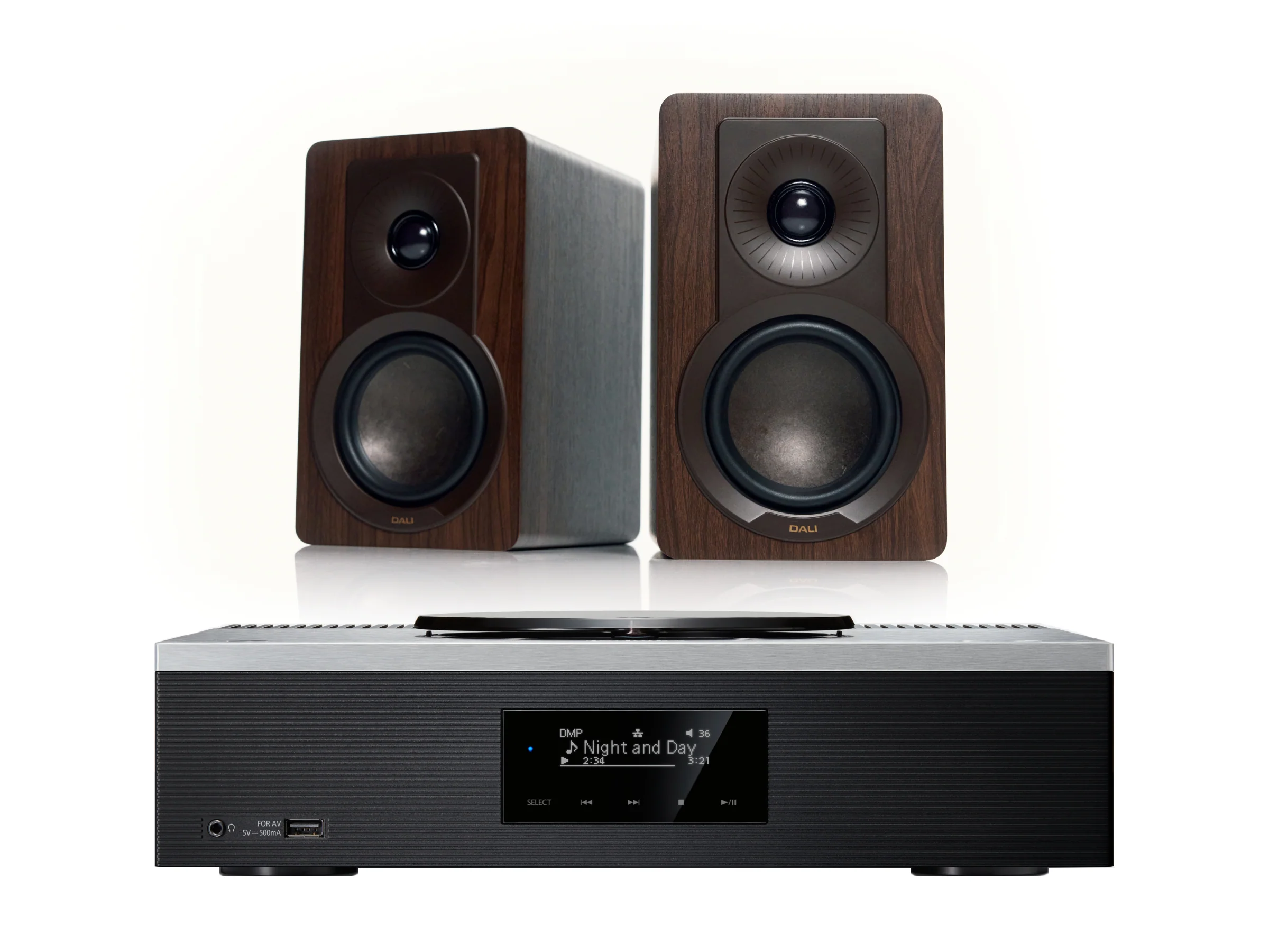 Technics SA-C600 with DALI Kupid Bookshelf Speakers - Image 6