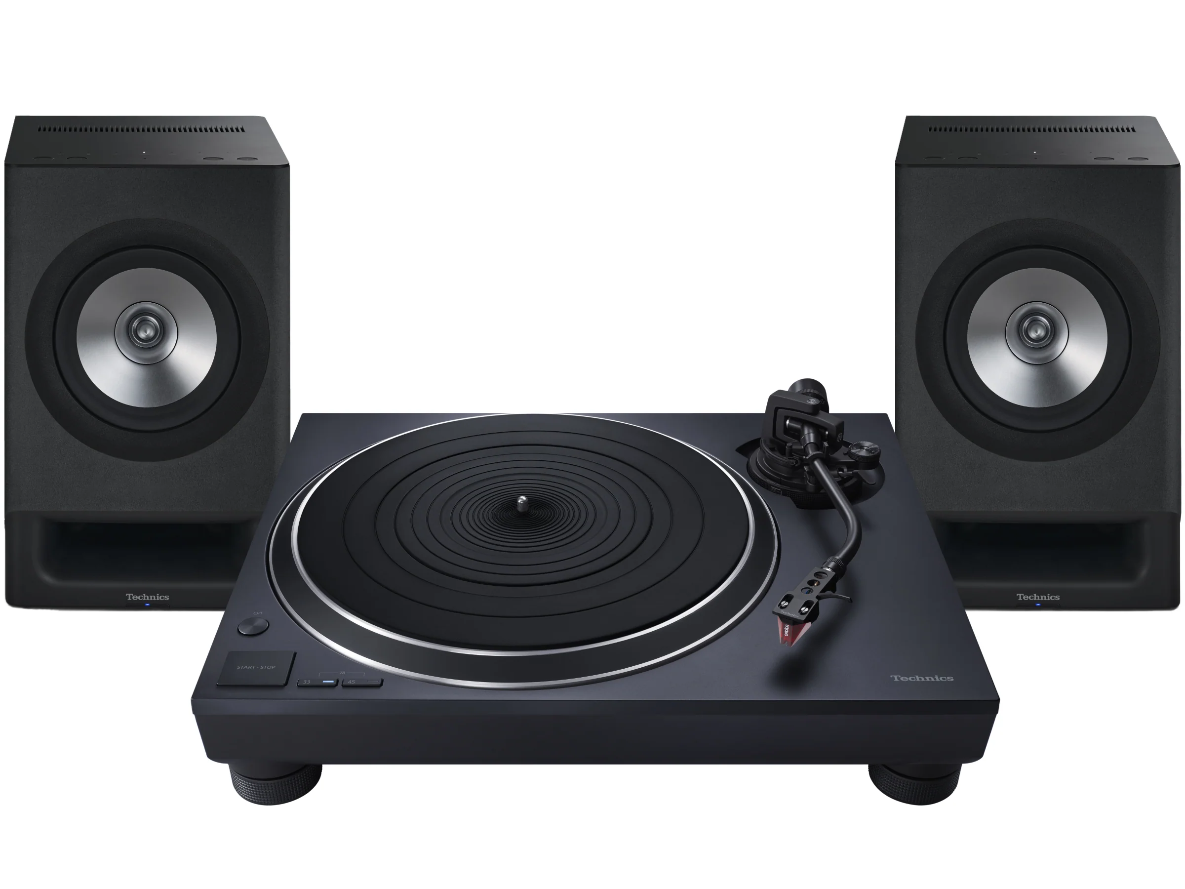 Technics SL-1500C Turntable with SC-CX700 Wireless Speaker System