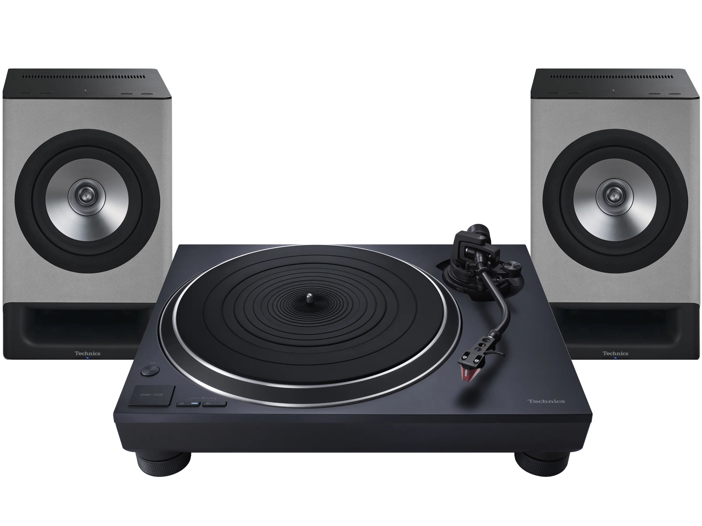 Technics SL-1500C Turntable with SC-CX700 Wireless Speaker System - Image 2